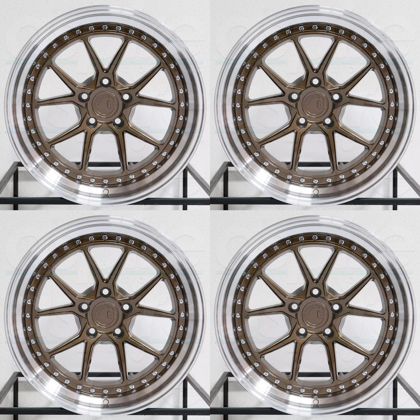 19" AODHAN DS08 Wheels BRONZE Rims for BMW HONDA TOYOTA NISSAN TESLA