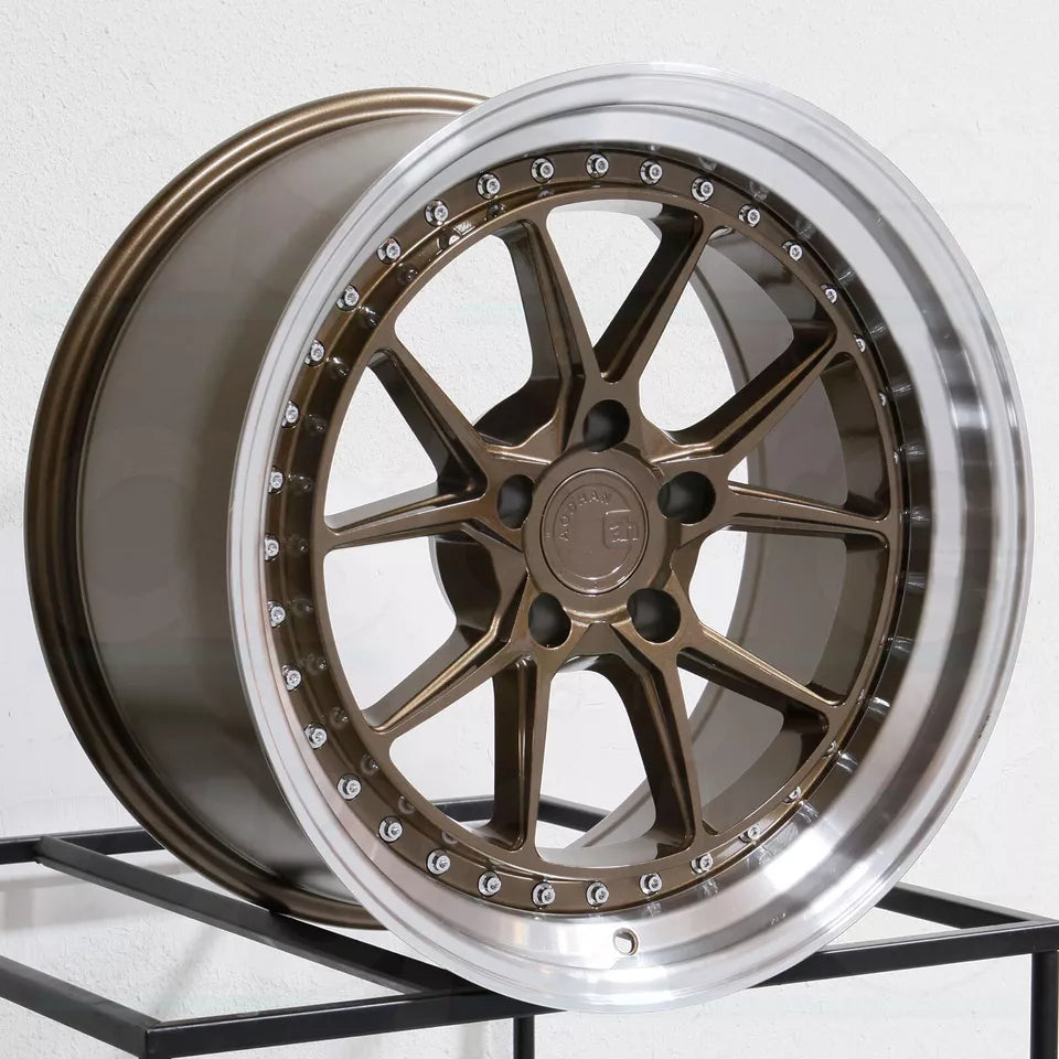 19" AODHAN DS08 Wheels BRONZE Rims for BMW HONDA TOYOTA NISSAN TESLA
