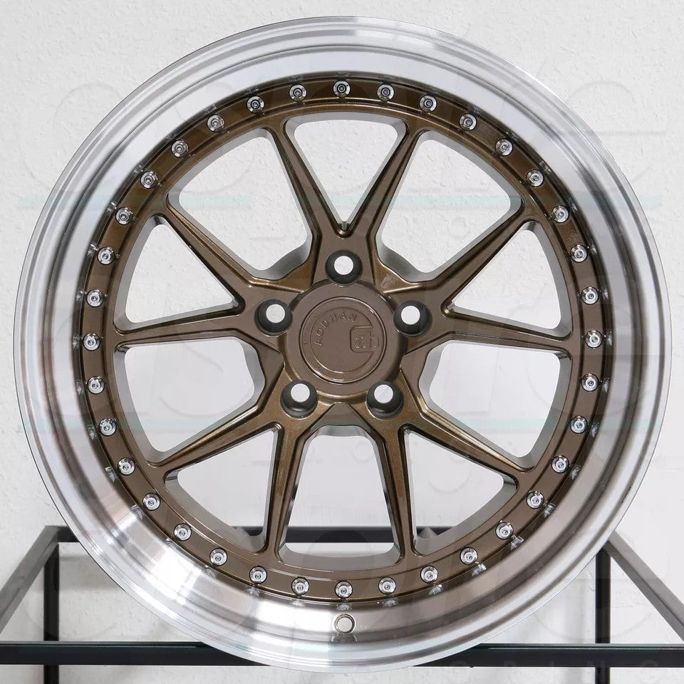 19" AODHAN DS08 Wheels BRONZE Rims for BMW HONDA TOYOTA NISSAN TESLA