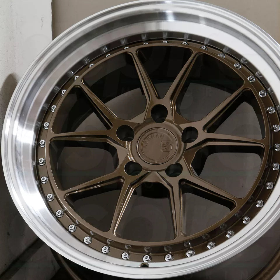 19" AODHAN DS08 Wheels BRONZE Rims for BMW HONDA TOYOTA NISSAN TESLA