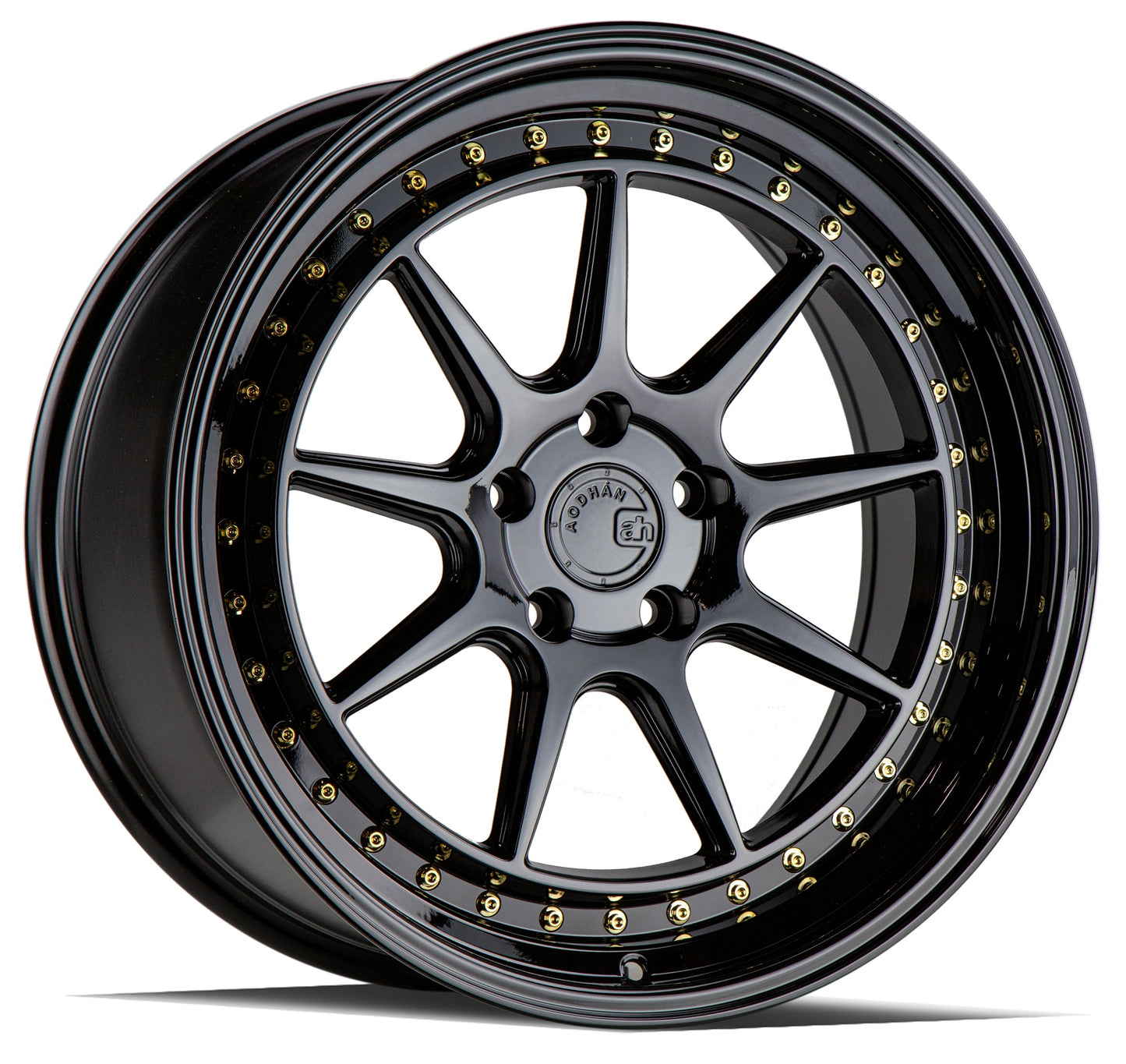 18" AODHAN DS-X Wheels BLACK Rims for HONDA TOYOTA NISSAN TESLA SUBARU SCION