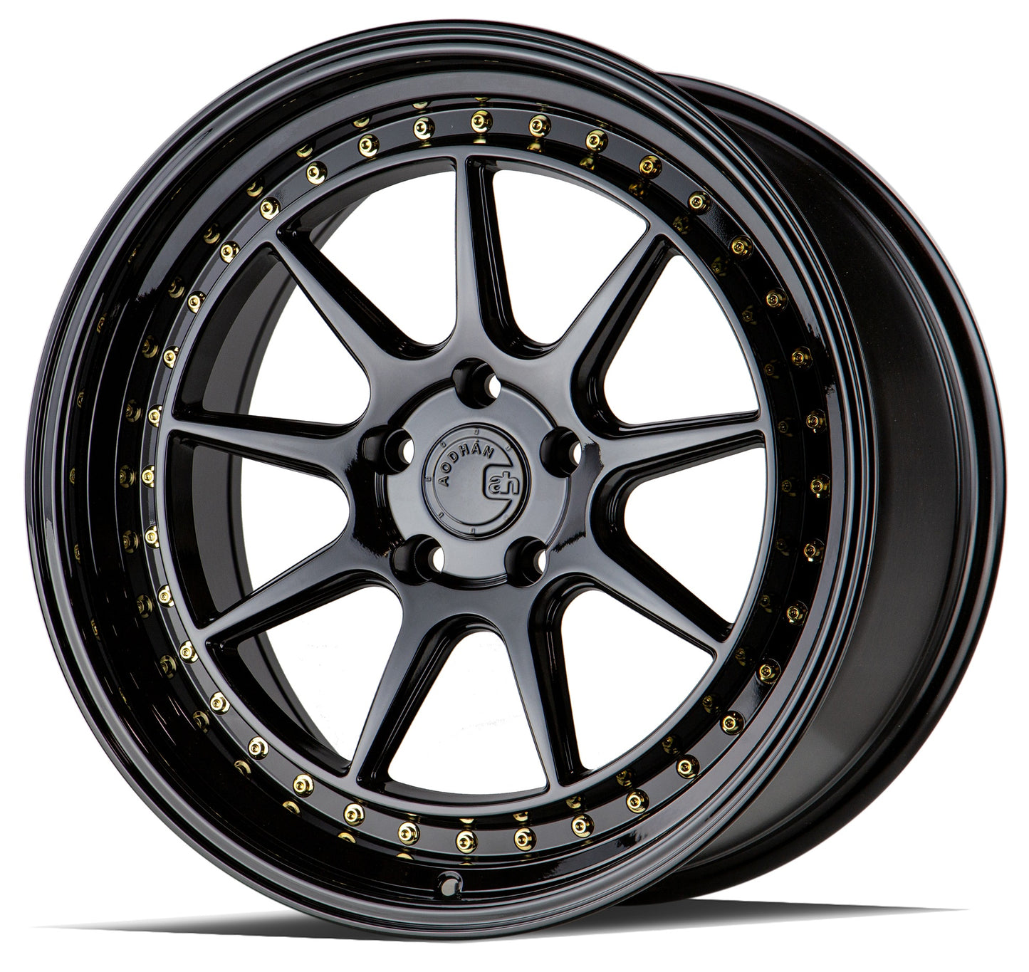 18" AODHAN DS-X Wheels BLACK Rims for HONDA TOYOTA NISSAN TESLA SUBARU SCION