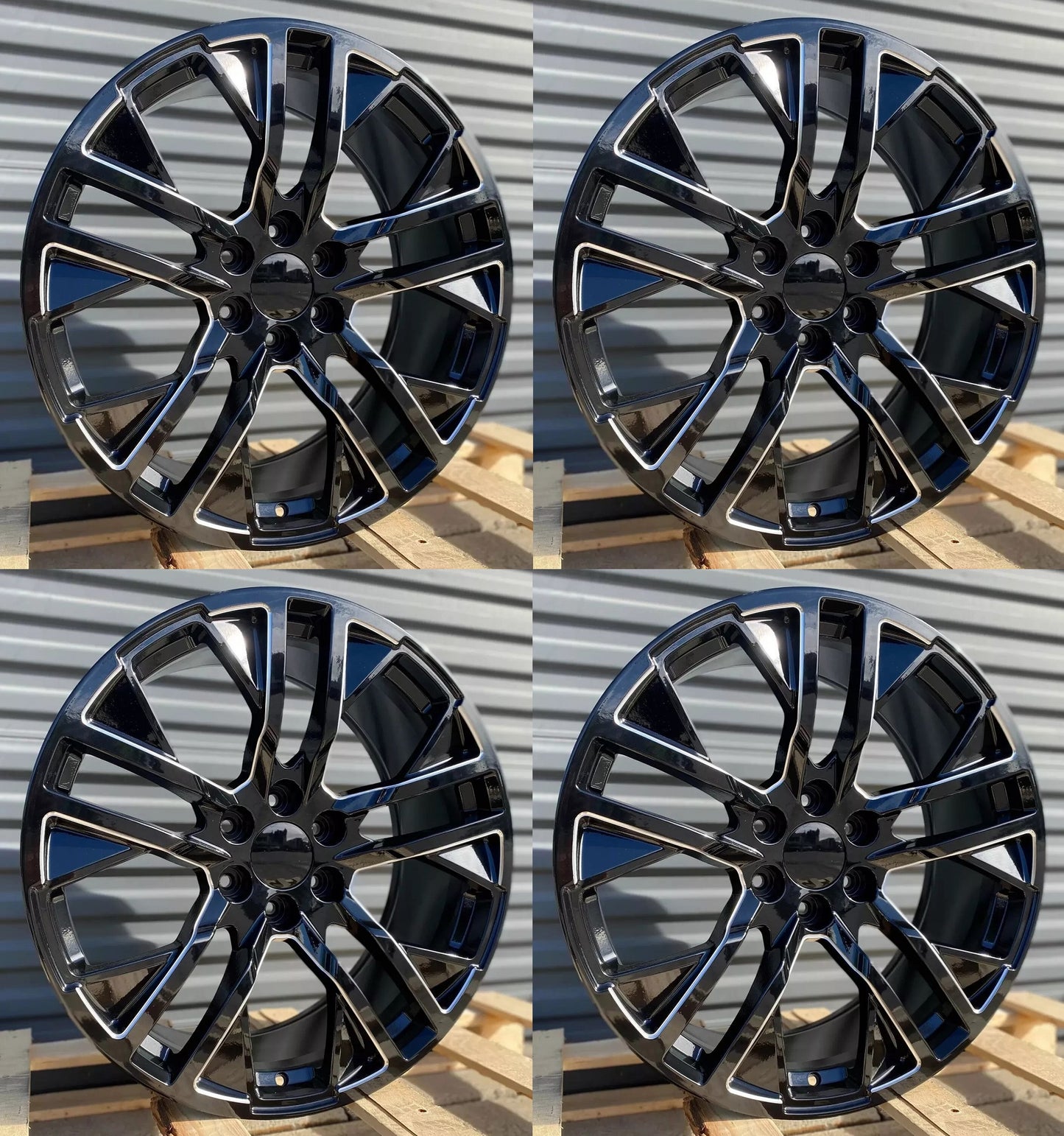 22" G003 Wheels Rims for CHEVY GMC AVALANCHE BLAZER EXPRESS SURBURBAN TAHOE ESCALADE SIERRA 1500 YUKON XL 6x139 78.1