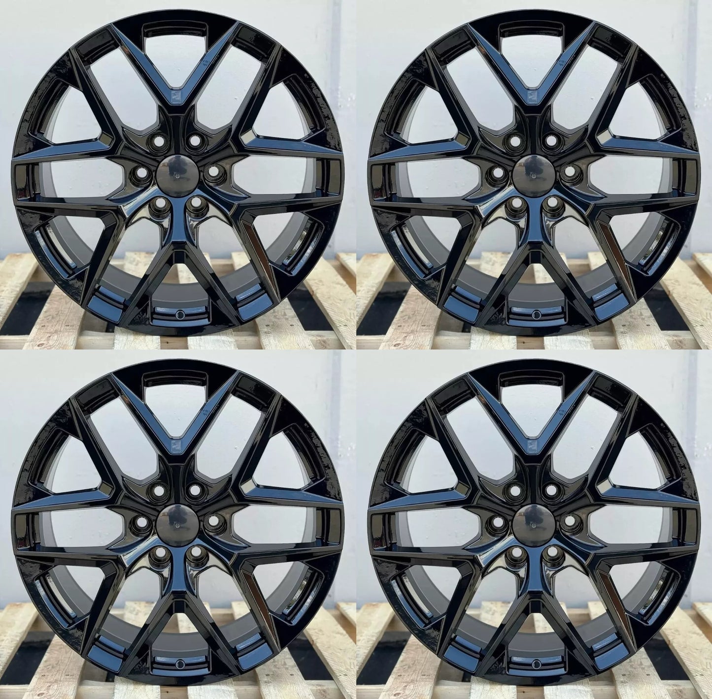 22" G008 Wheels Rims for CHEVY GMC CADILLAC ESCALADE BLAZER EXPRESS SURBURBAN TAHOE SAVANA SIERRA 1500 YUKON XL 6x139 78.1