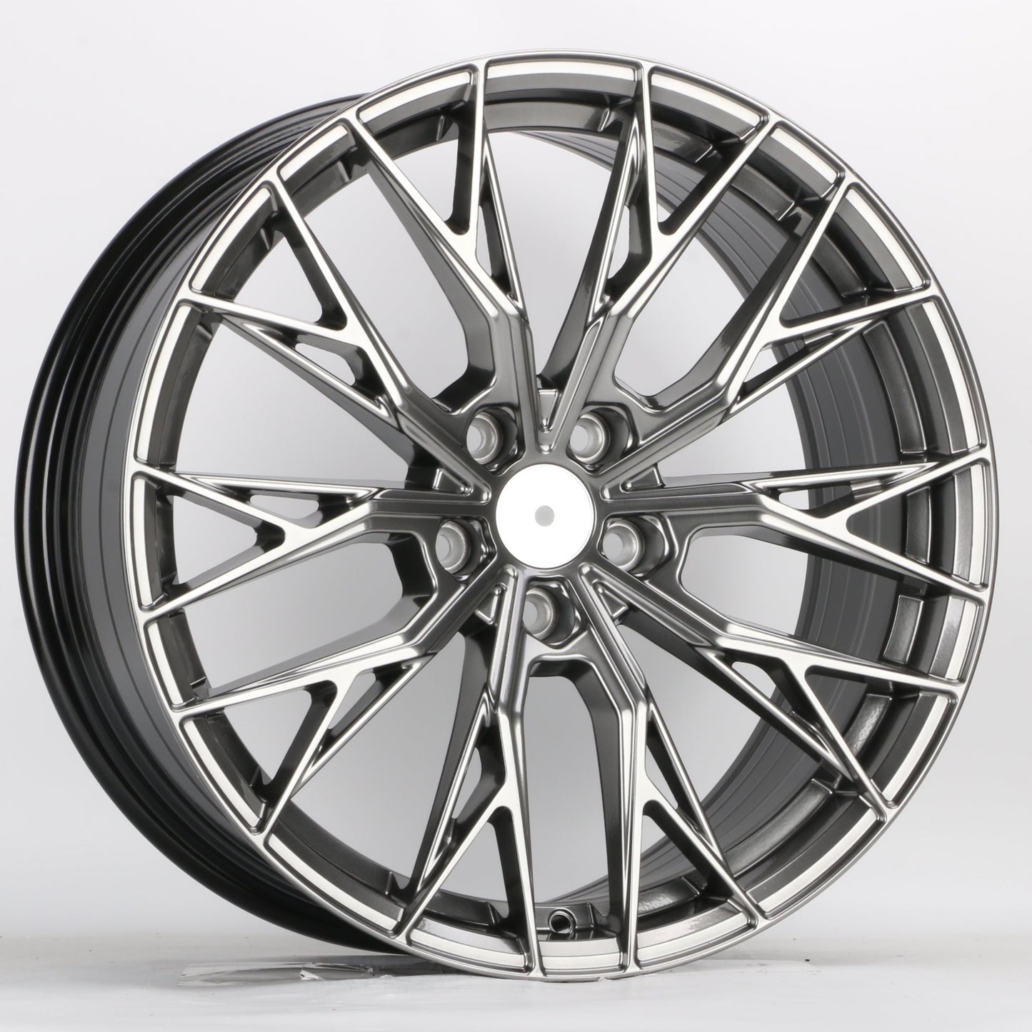 17" W1550 Wheels HYPER BLACK Rims for HONDA ACURA TOYOTA LEXUS TUNER 5x114.3