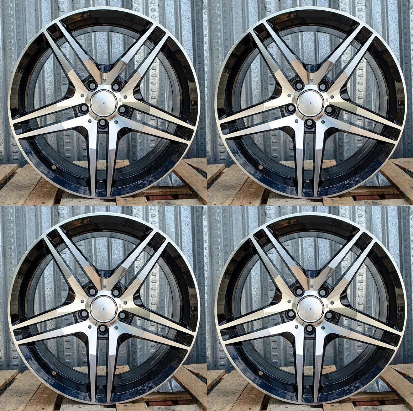 18" Wheels Rims MB003 for MERCEDES BENZ AUDI VW A C E S CL CLA CLK SL SLK GLA GLB (BMF)