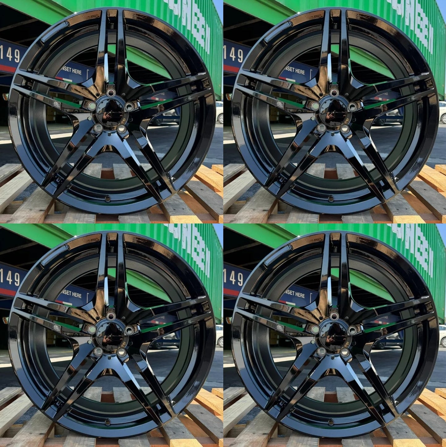 20" Wheels Rims MB003 for MERCEDES BENZ A C E S CL SL GLA GLB GL GLE GLS ML R SLK CLK CLS (GB)
