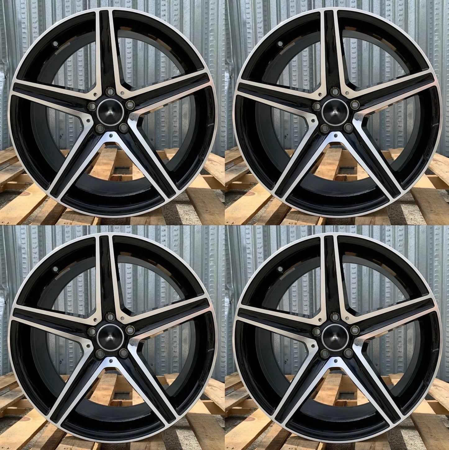 18" Wheels Rims MB009 for MERCEDES BENZ AUDI VW A C E S CL CLA CLK SL SLK GLA GLB (BMF)