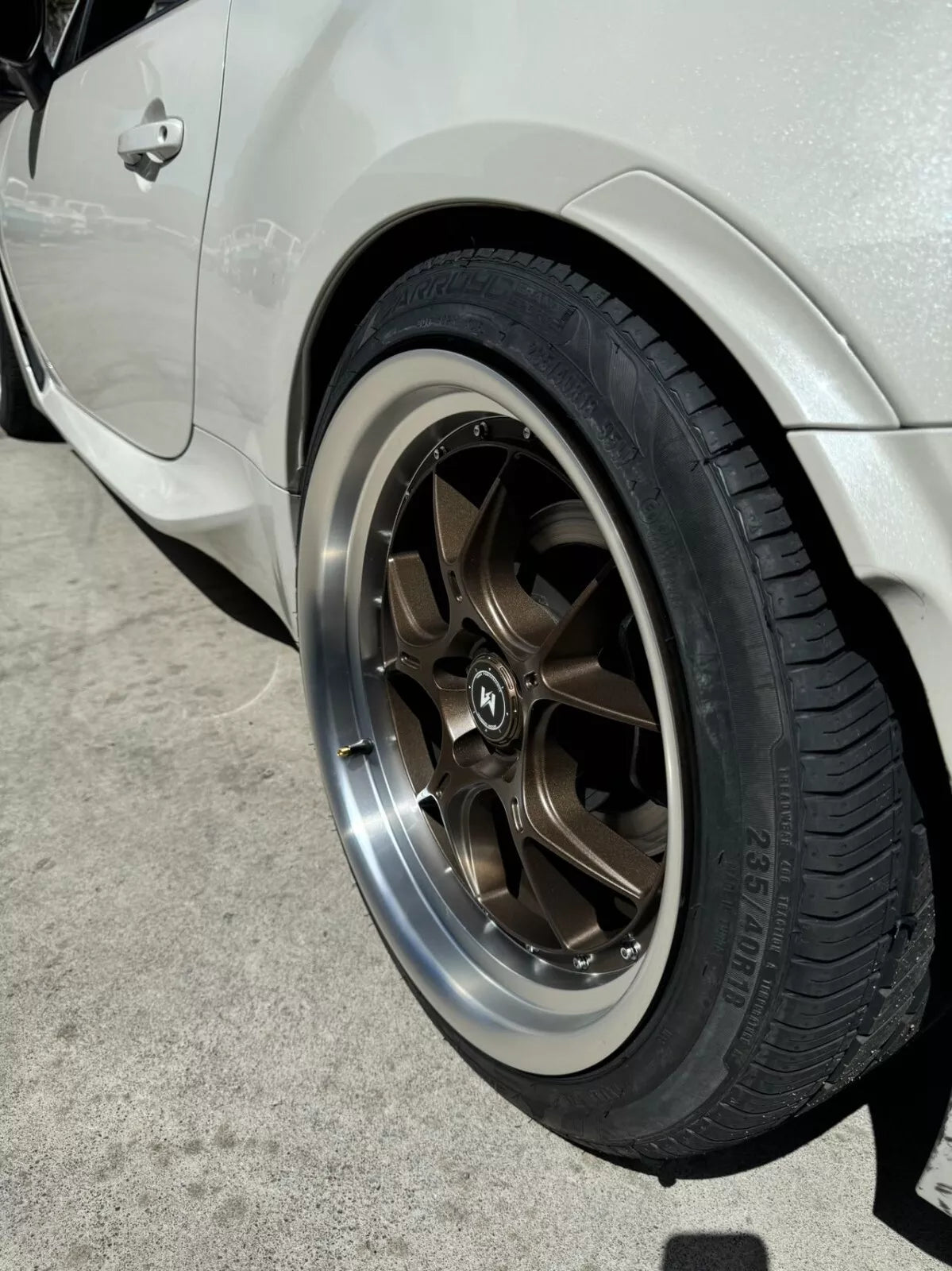 18" MFlow MFL1-BZ Wheels Rims for HONDA ACURA LEXUS TOYOTA NISSAN INFINITI TESLA MODEL 3 + Y 5x114.3 73.1