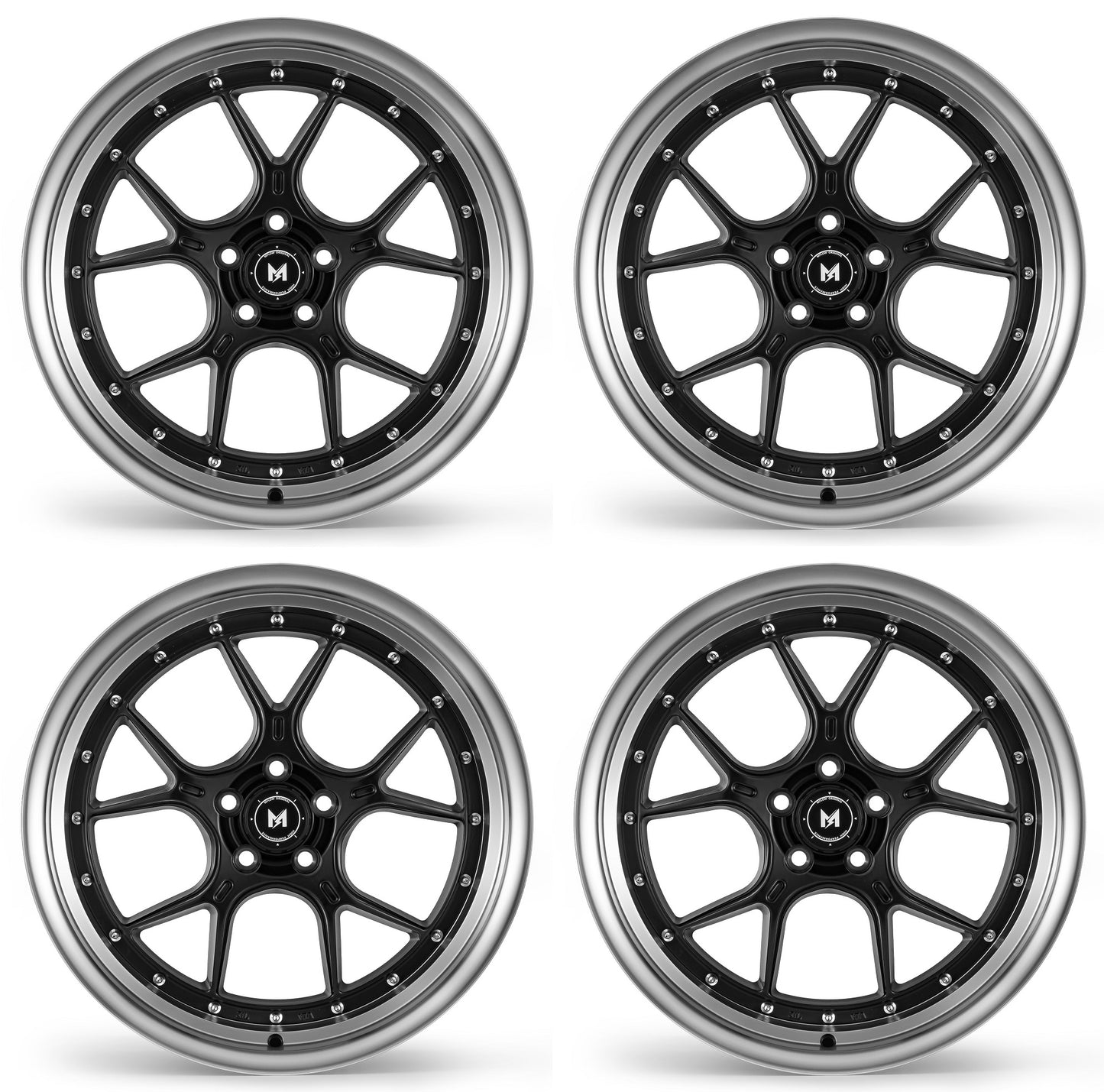 19" MFlow MFL1-MB Wheels Rims for MERCEDES BENZ AMG BMW AUDI VOLKSWAGEN 5x112