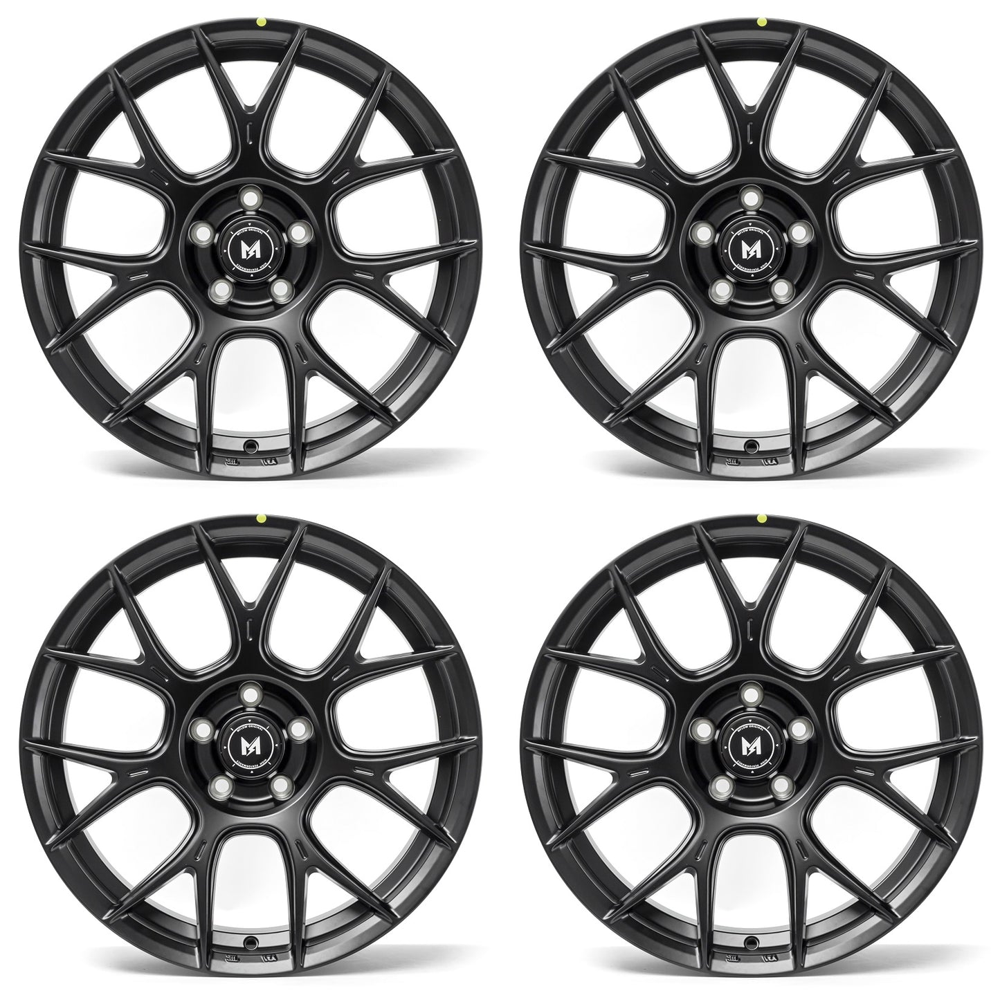 19" MFlow MFR1-MB Wheels Rims for BENZ BMW AUDI VW HONDA ACURA LEXUS TOYOTA NISSAN INFINITI TESLA S X FLOW FORM
