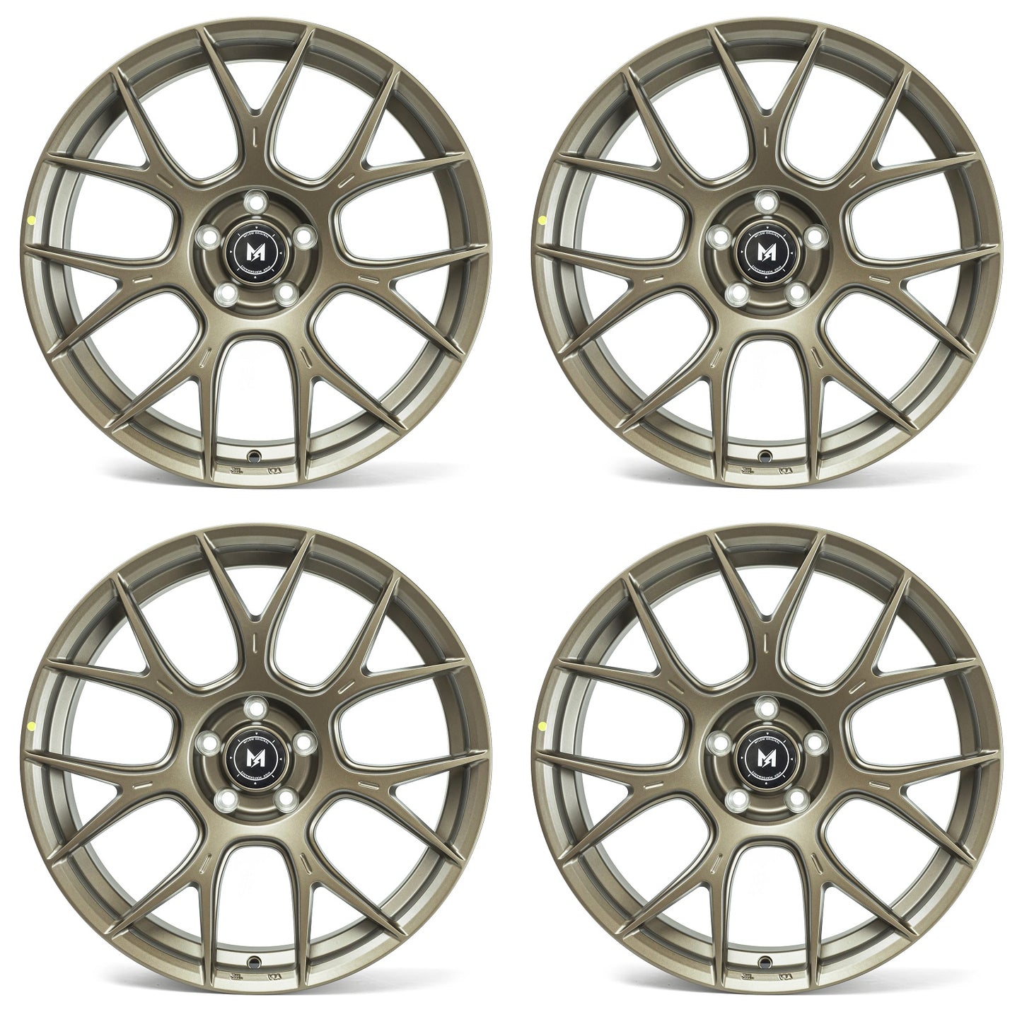 20" MFlow MFR1-BZ Wheels BRONZE Rims for HONDA ACURA LEXUS TOYOTA NISSAN INFINITI TESLA 3 Y 5x114