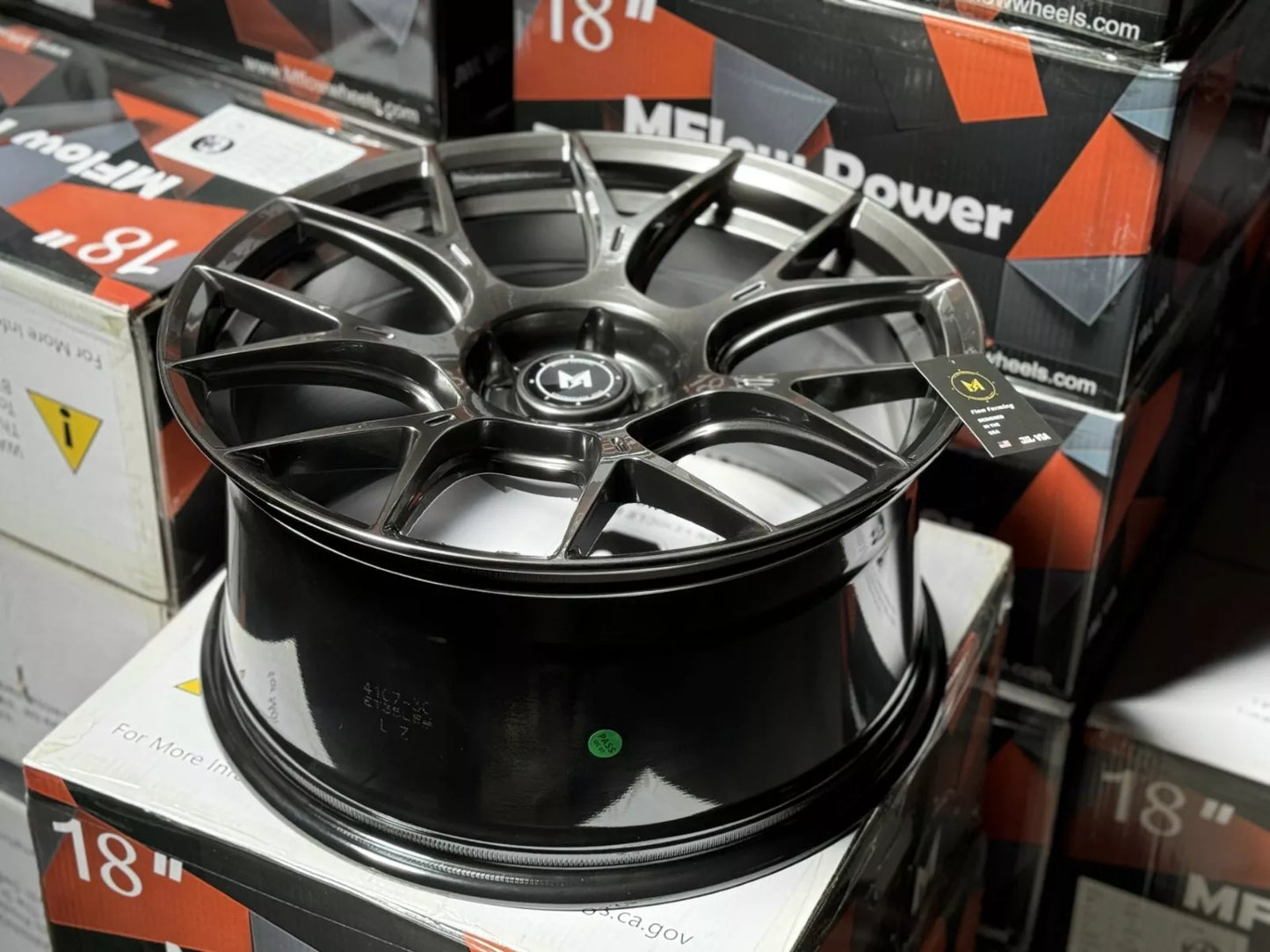 20" MFlow MFR1-HB Wheels Rims for HONDA ACURA LEXUS TOYOTA NISSAN INFINITI TESLA FLOW FORMING 5x114