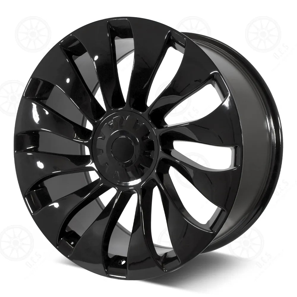 19" Wheels Rims TS004 for TESLA MODEL 3 + Y UBERTURBINE STYLE HONDA ACURA TOYOTA LEXUS 5x114.3 (GB)