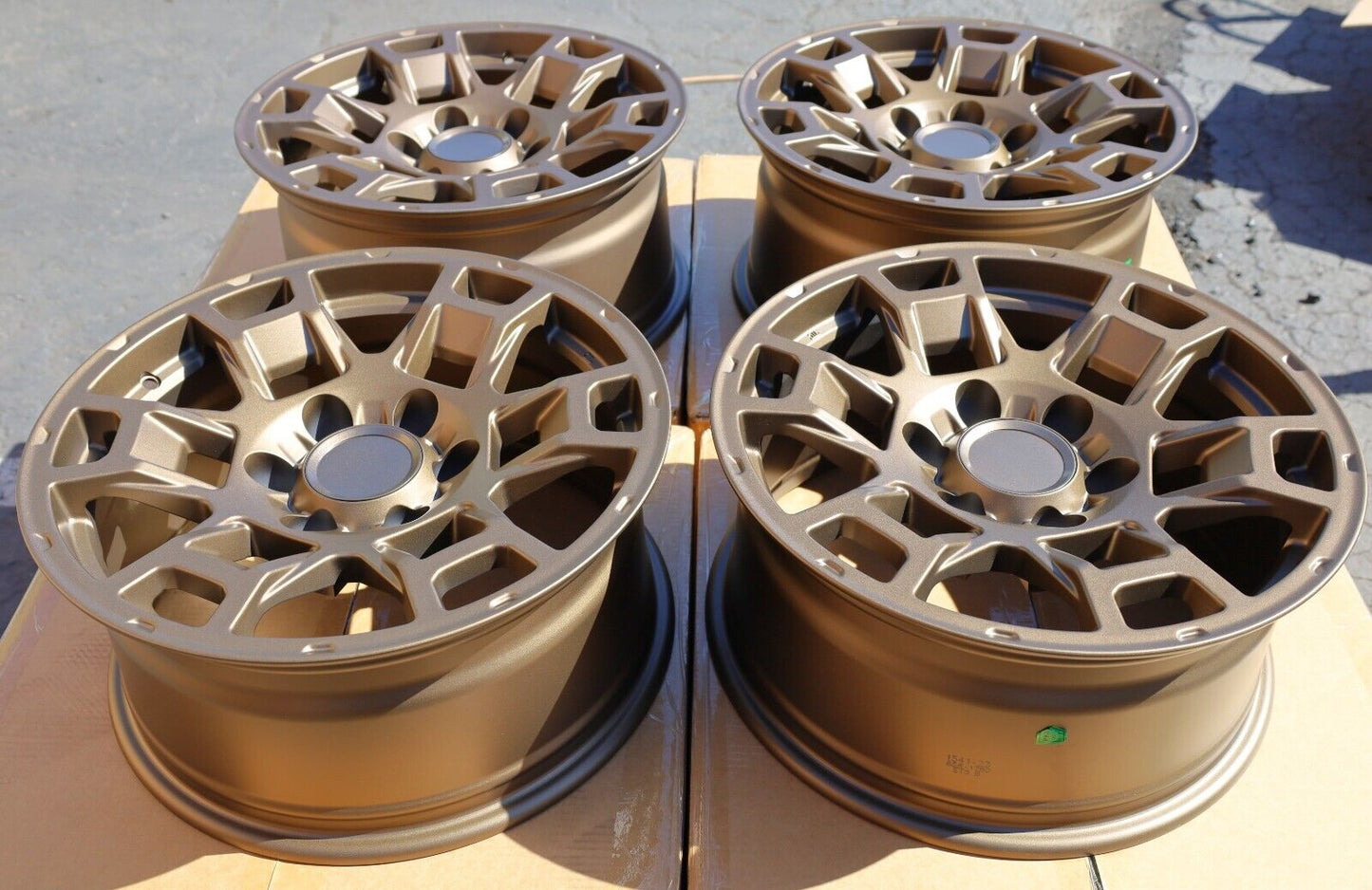 17" TR005 BRONZE Wheels Rims for TOYOTA TRD JEEP RAM GMC CHEVY FORD INFINITI LEXUS