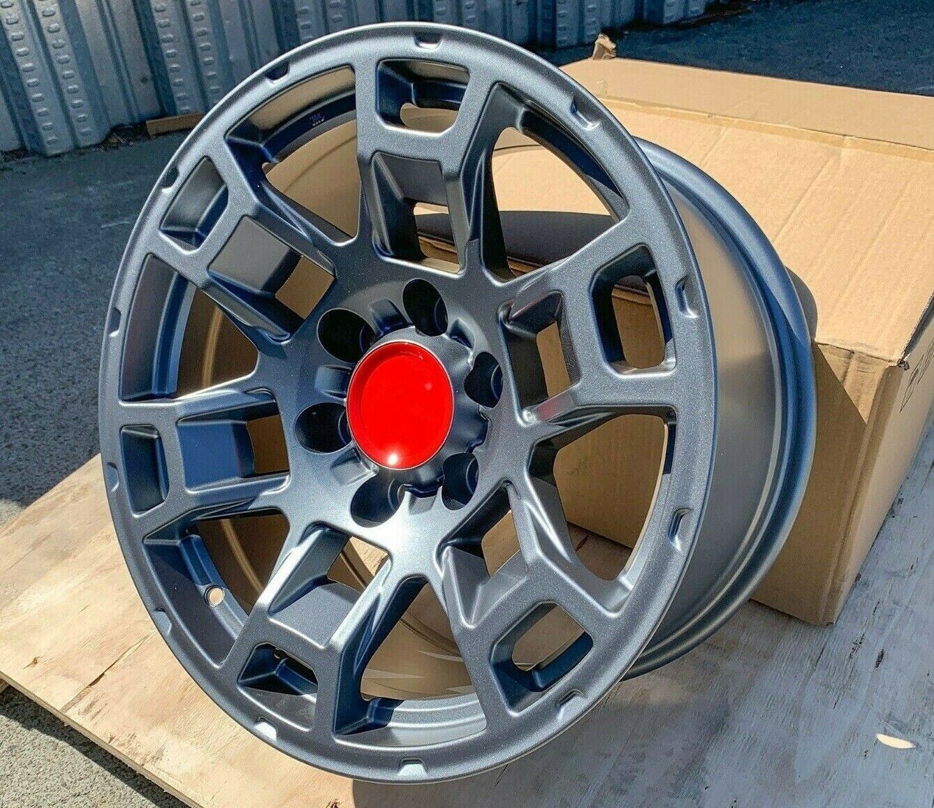 17" TR005 GUNMETAL Wheels Rims for TOYOTA TRD JEEP RAM GMC CHEVY FORD INFINITI LEXUS
