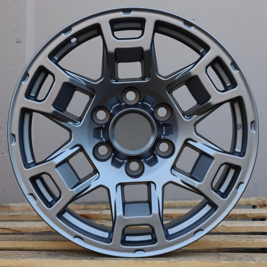 17" TR005 GUNMETAL Wheels Rims for TOYOTA TRD JEEP RAM GMC CHEVY FORD INFINITI LEXUS