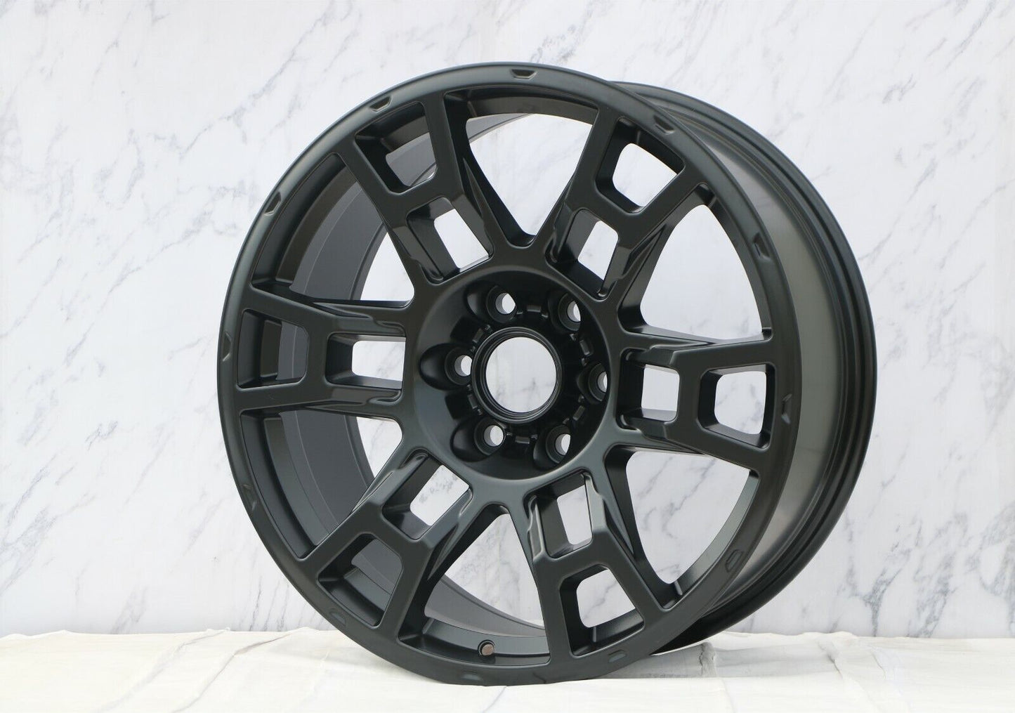 17" TR005 BLACK Wheels Rims for TOYOTA TRD JEEP RAM GMC CHEVY FORD INFINITI LEXUS