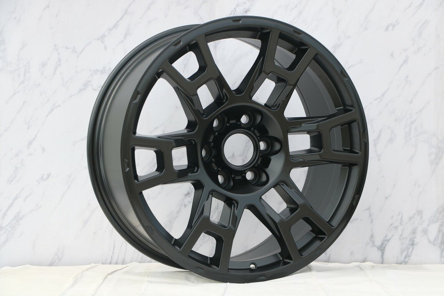 17" TR005 BLACK Wheels Rims for TOYOTA TRD JEEP RAM GMC CHEVY FORD INFINITI LEXUS