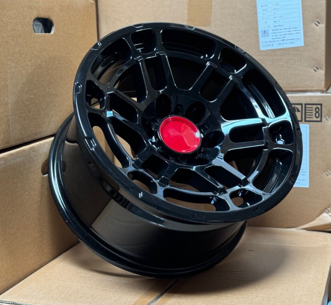 17" TR006 GLOSS Wheels Rims for TOYOTA TRD JEEP RAM GMC CHEVY FORD INFINITI LEXUS