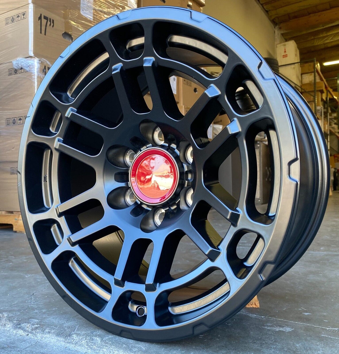 17" TR006 Wheels Rims for TOYOTA TRD JEEP RAM GMC CHEVY FORD INFINITI LEXUS OFFROAD