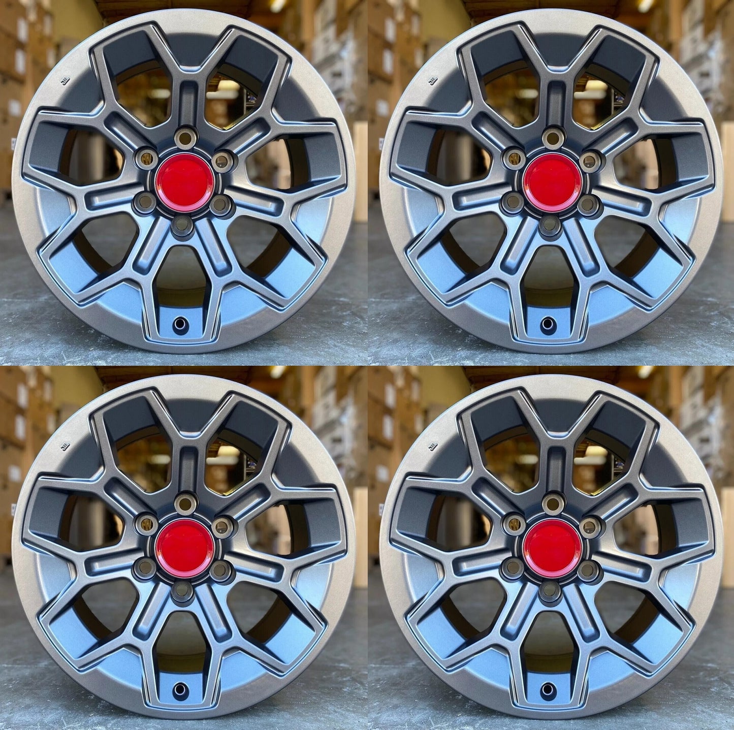 17" GUNMETAL Wheels Rims TR008 for TOYOTA TRD TACOMA TUNDRA FJ CRUISER 4RUNNER SEQUOIA