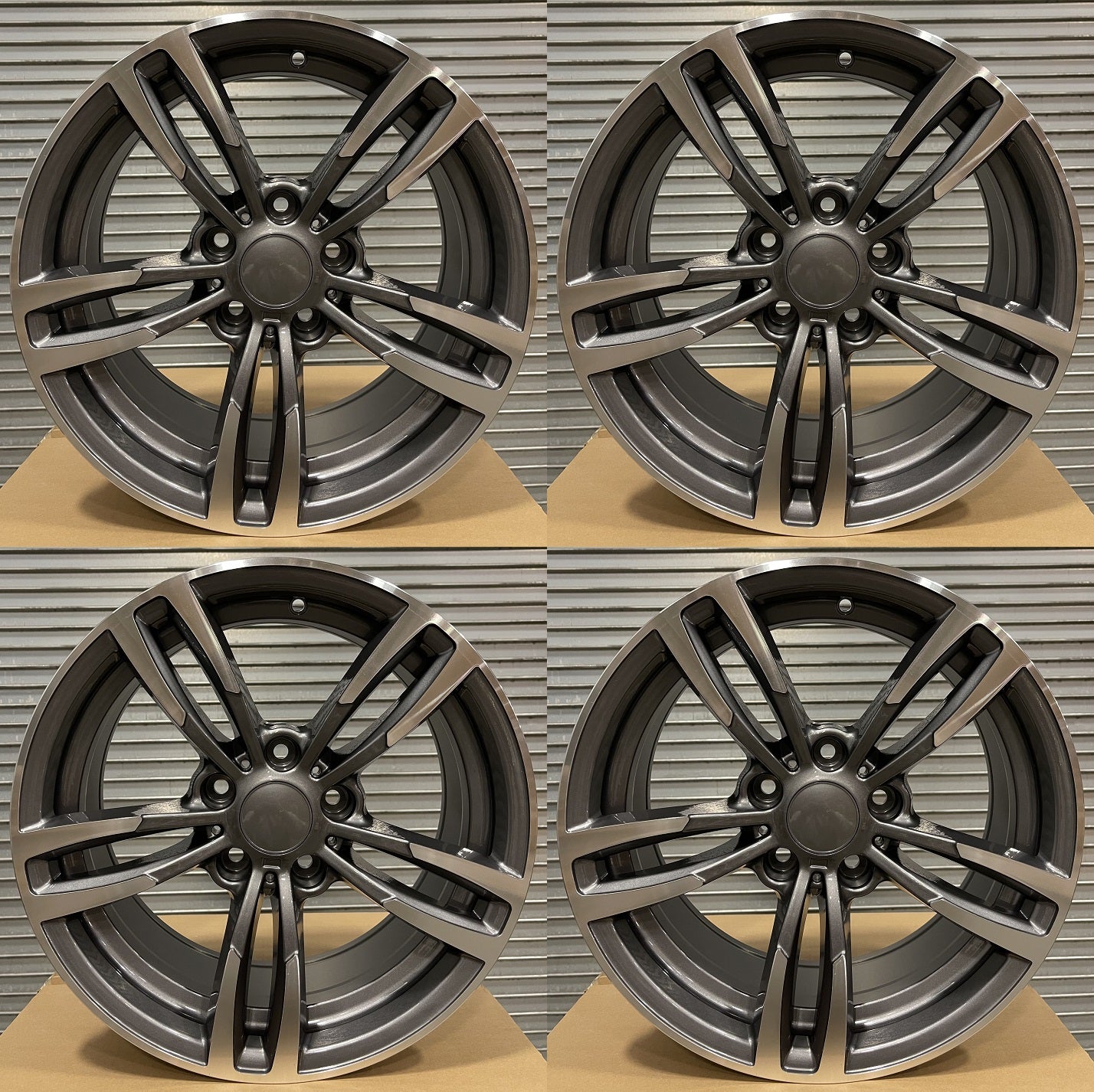 19" B1121 Wheels GUNMETAL Rims for BMW 3 4 5 6 7 SERIES TESLA 5x120
