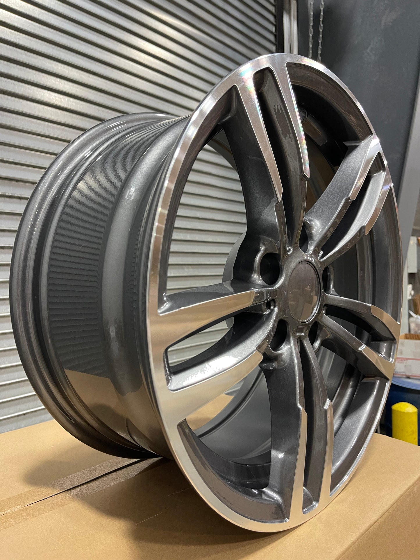 19" B1121 Wheels GUNMETAL Rims for BMW 3 4 5 6 7 SERIES TESLA 5x120
