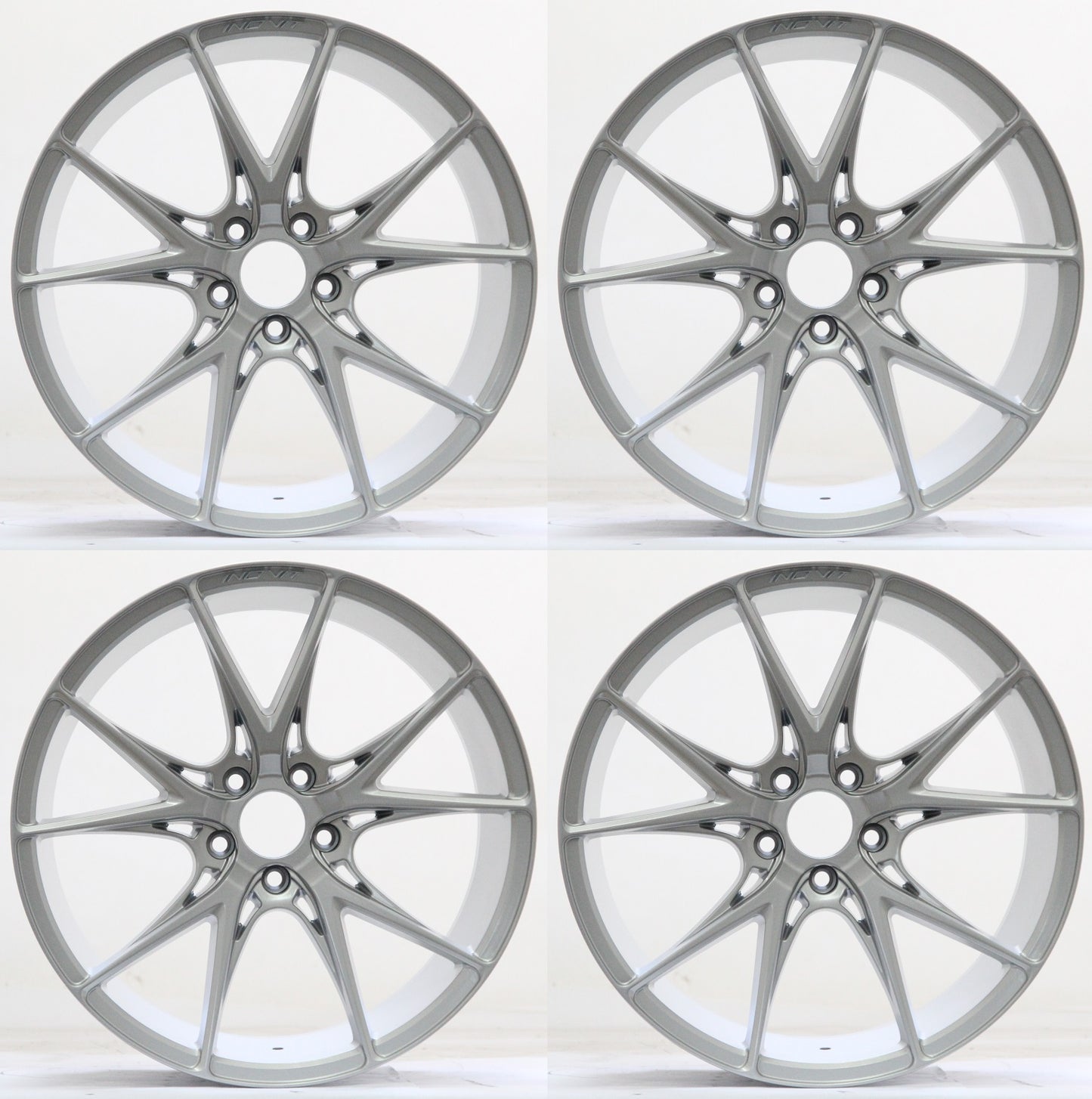 19" W1406 Wheels Rims for HONDA ACURA LEXUS TOYOTA NISSAN INFINITI TESLA MODEL 3 + Y 5x114.3 (BMF)
