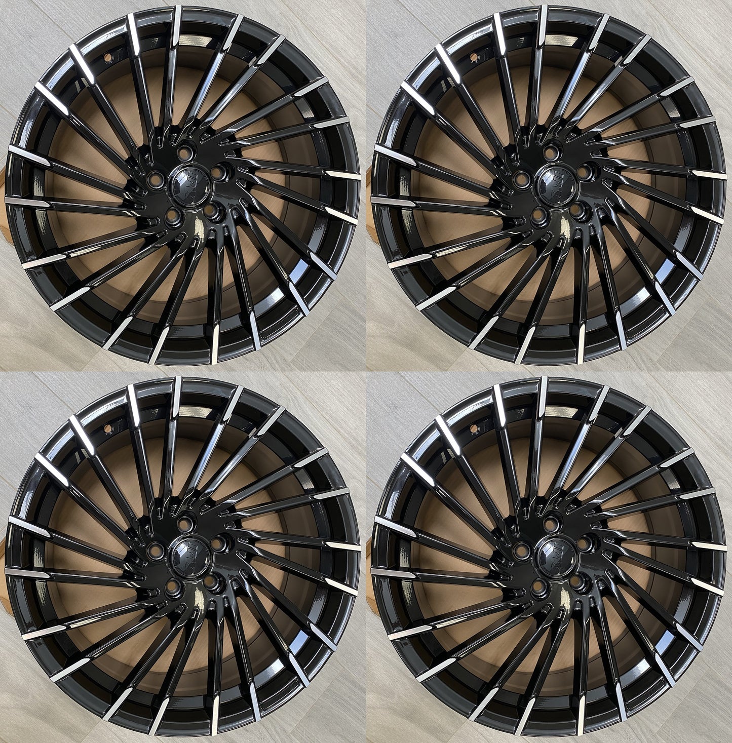 20" W1506 Wheels Rims for HONDA ACURA LEXUS TOYOTA NISSAN INFINITI TESLA MODEL 3 + Y 5x114 (BMF)