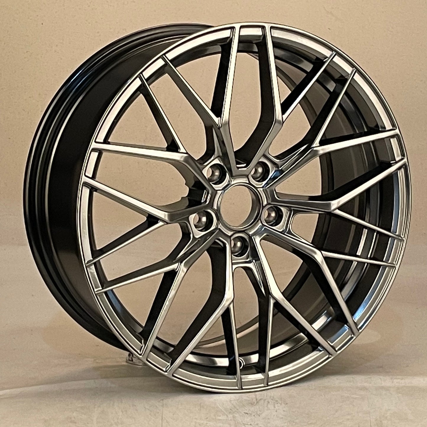 18" HB1513 Wheels HYPER BLACK Rims for HONDA ACURA TOYOTA LEXUS NISSAN TESLA JDM