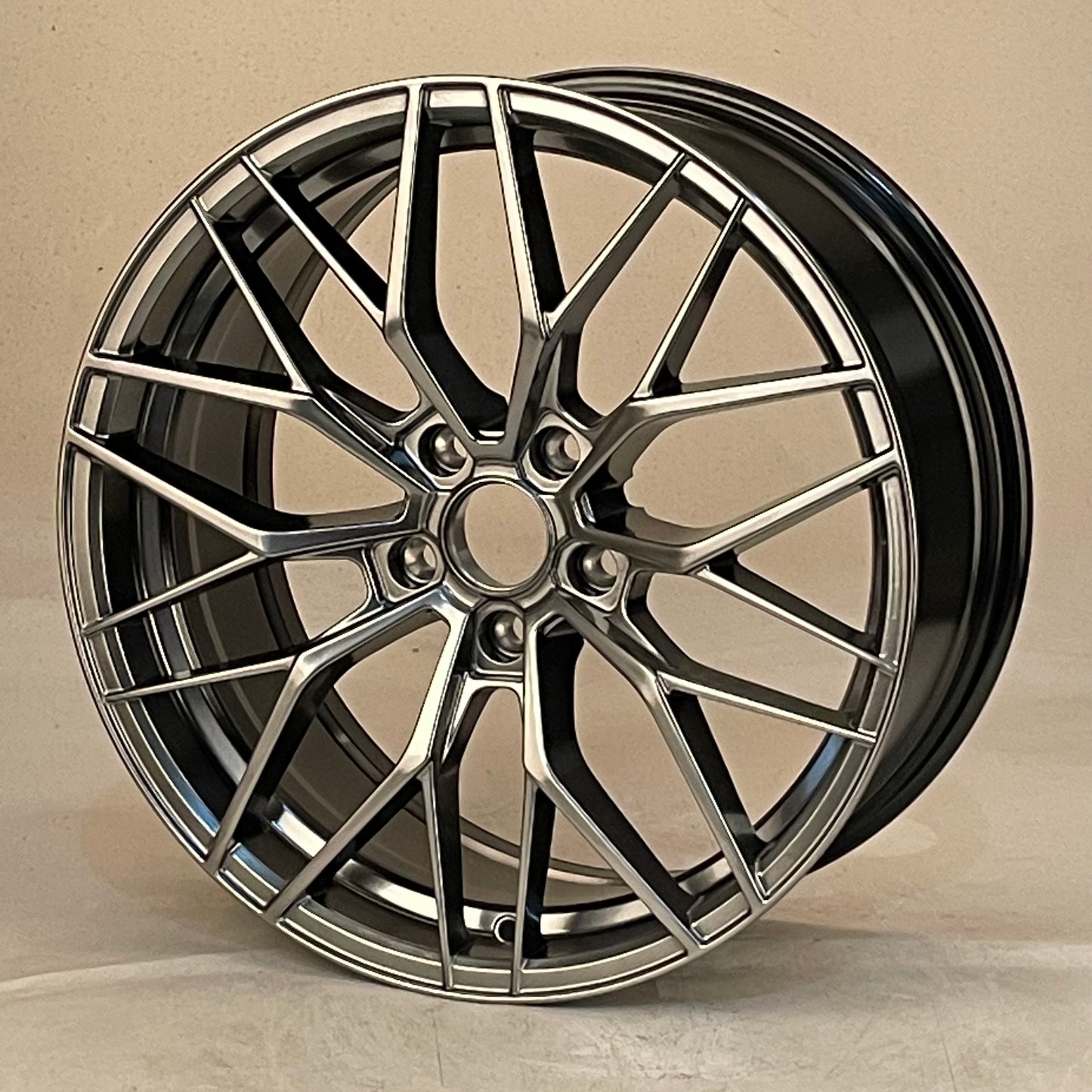 18" HB1513 Wheels HYPER BLACK Rims for HONDA ACURA TOYOTA LEXUS NISSAN TESLA JDM