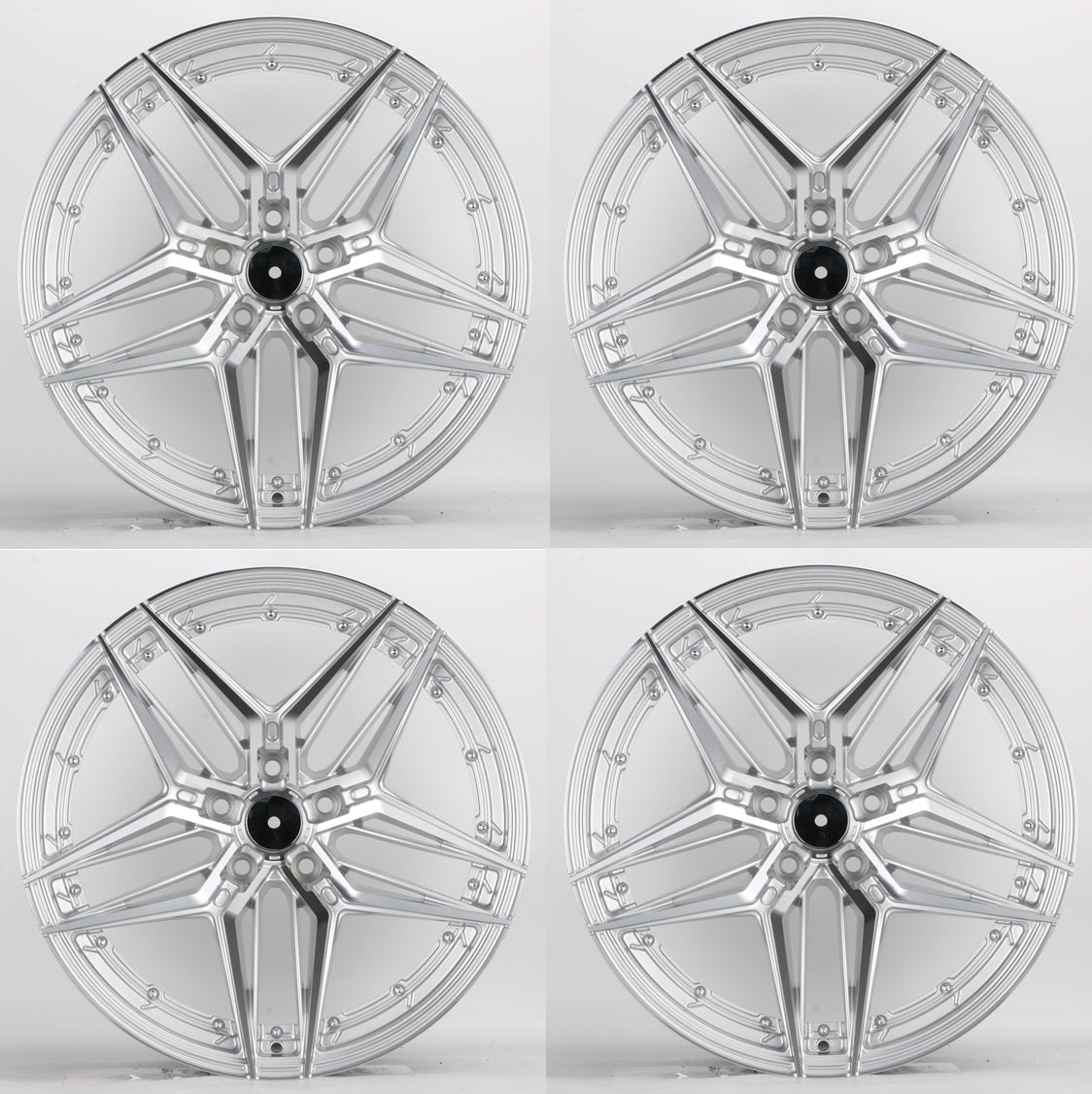 19" W1515 Wheels SILVER Rims for HONDA ACURA TOYOTA LEXUS NISSAN INFINITI TESLA MODEL 3 Y