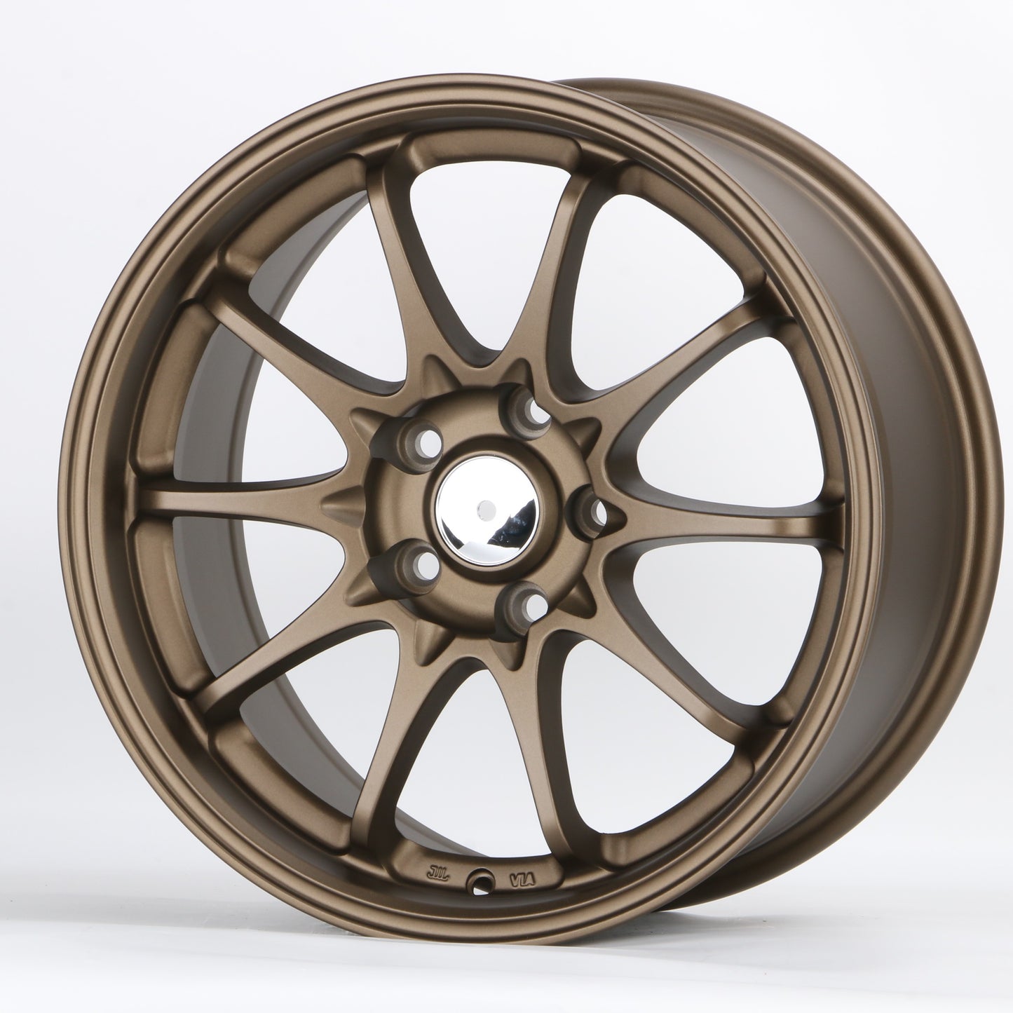 18" BZ1549 BRONZE Wheels Rims for HONDA TOYOTA NISSAN TESLA JDM TUNER