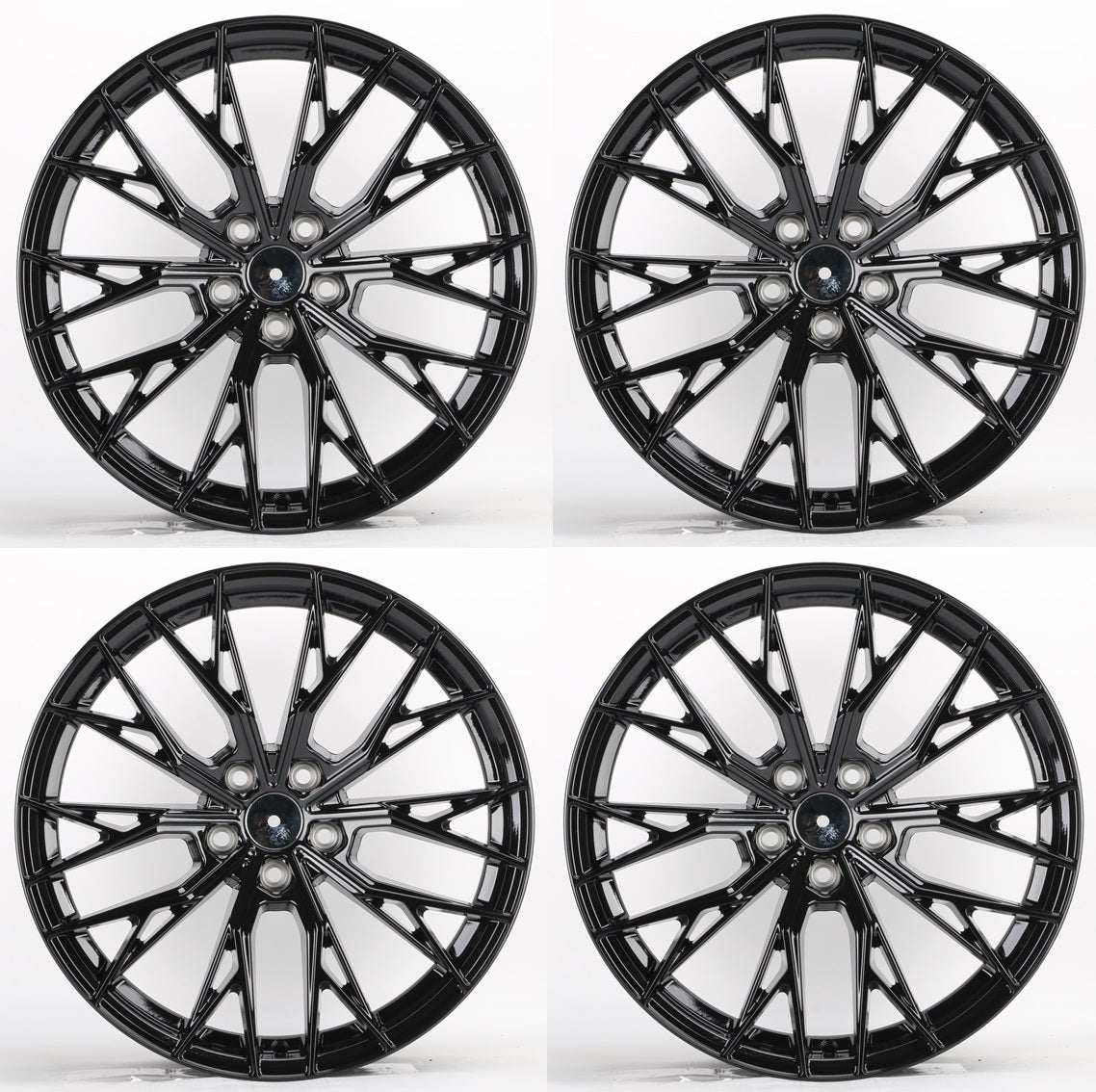 19" W1550 Wheels GLOSS Rims for HONDA ACURA TOYOTA LEXUS CIVIC ACCORD 5x114.3