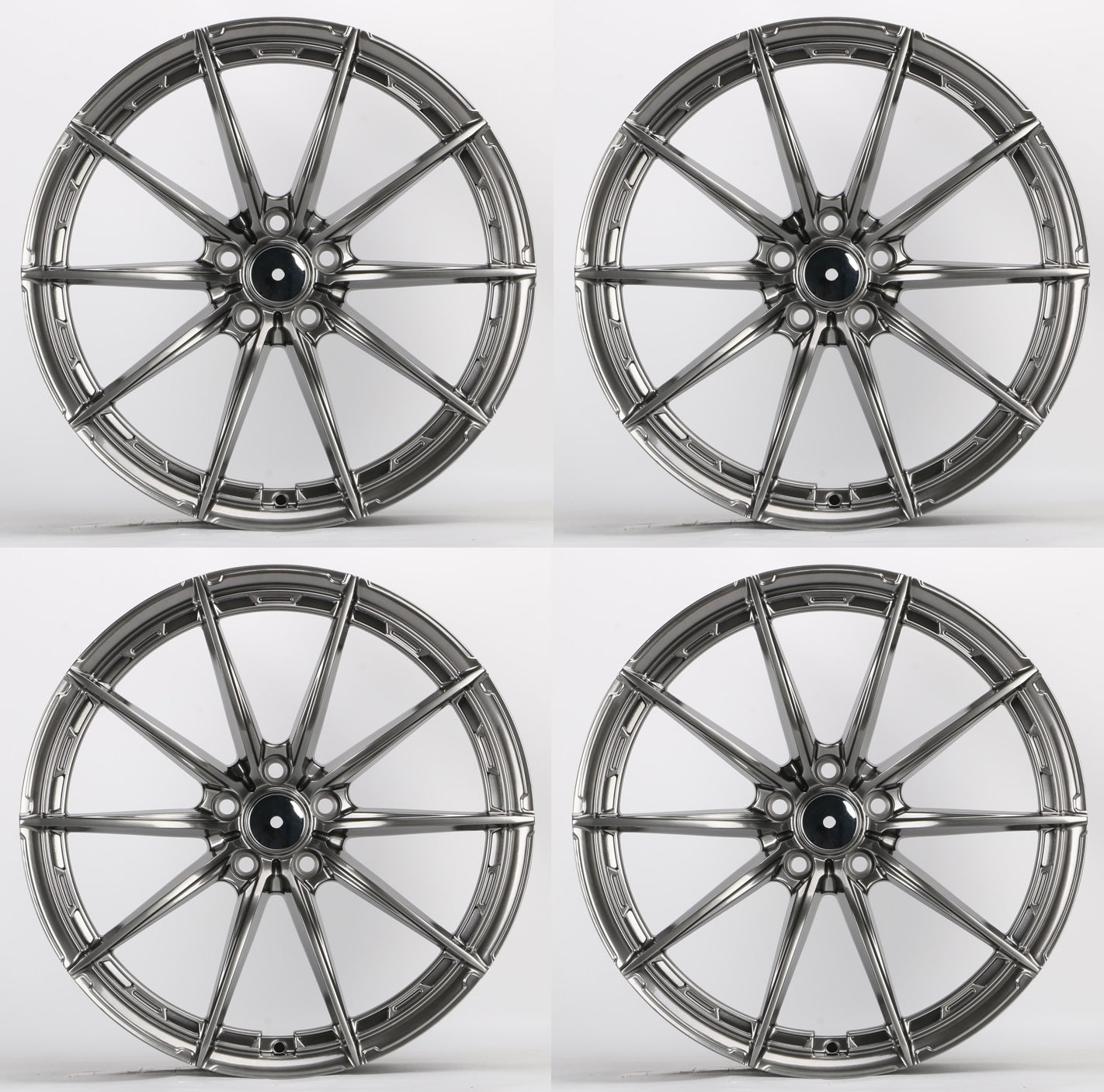 19" HB169 HYPER BLACK Wheels Rims for HONDA ACURA TOYOTA LEXUS NISSAN JDM TUNER