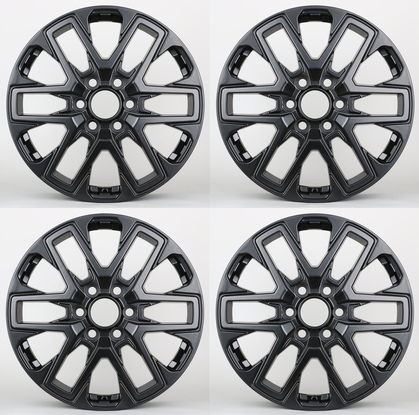 18" TR208 Wheels SATIN Rims for JEEP GMC CHEVY CHEROKEE GRAND WAGONEER SILVERADO COLARDO 95.1