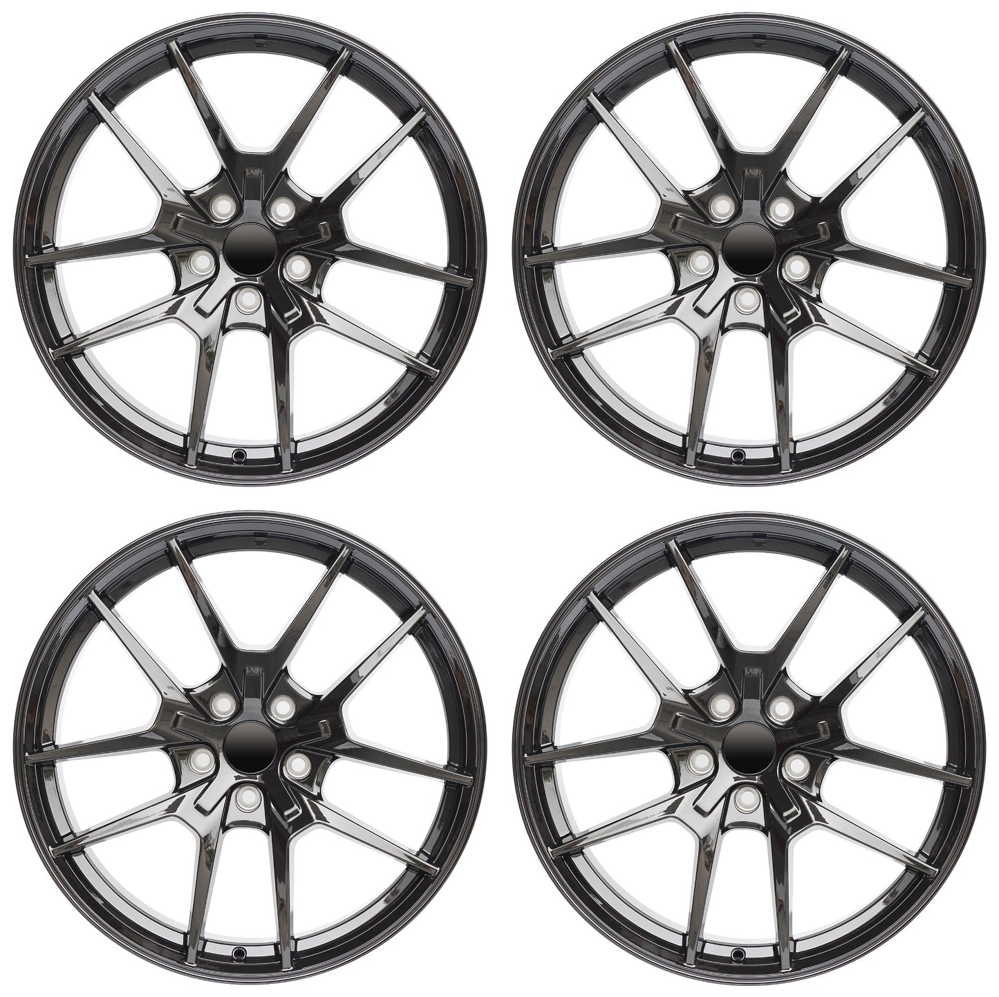 18" Wheels Rims H301 for HONDA ACURA LEXUS TOYOTA NISSAN INFINITI ACCORD CIVIC TYPE S R 5x114.3 (GB)
