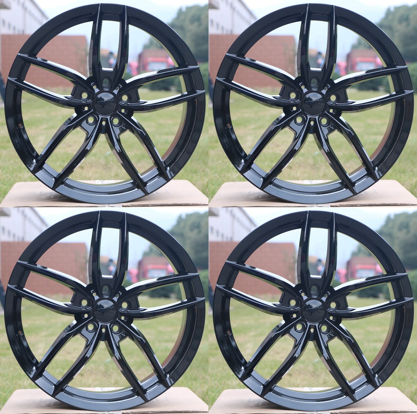 20" W524 Wheels Rims for HONDA ACURA LEXUS TOYOTA NISSAN INFINITI TESLA MODEL 3 + Y 5x114.3 (GB)