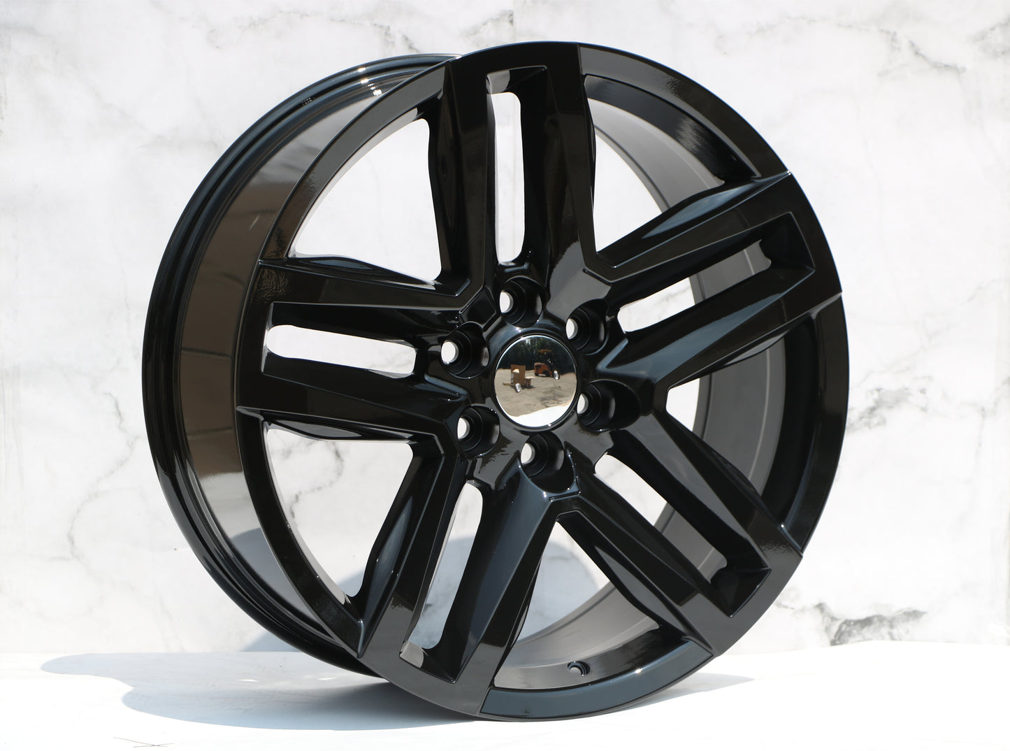 22" G005 Wheels Rims for CHEVY GMC AVALANCHE BLAZER EXPRESS ESCALADE TAHOE SAVANA SIERRA 1500 YUKON XL 6x139 78.1 (GB)