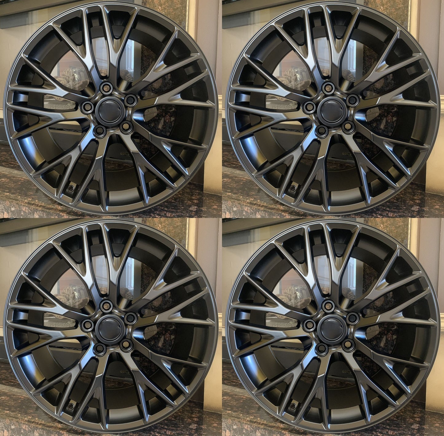 18" / 19" C591-SB Wheels Rims for CHEVY CORVETTE STINGRAY Z06 STYLE CHEVROLET C6 C7 Z51 (2005-2019)