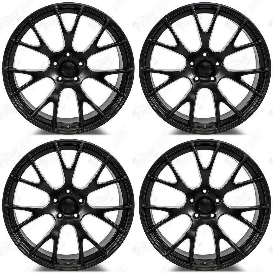 20" SR598-SB Wheels Rims for DODGE CHRYSLER 300 CHALLENGER CHARGER DEMON MAGNUM GT RT SRT SXT
