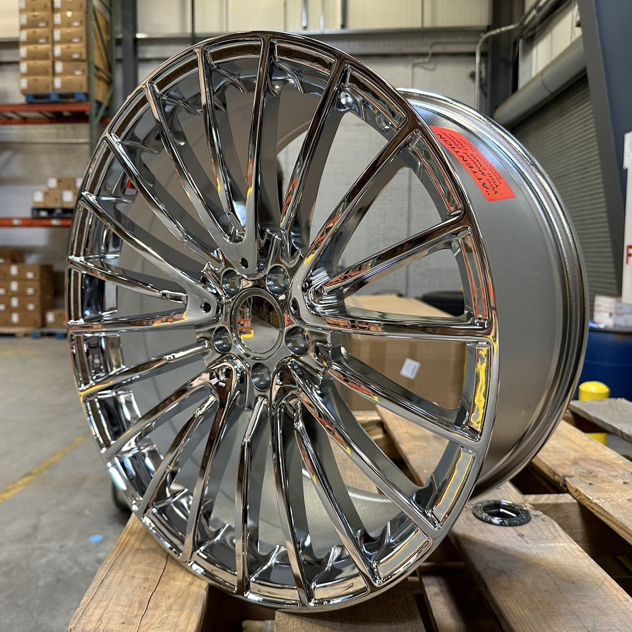 20" (1 WHEEL) Rims MB812 for MERCEDES BENZ A C E S CL SL GLA GLB GL GLE GLS ML R SLK CLK CLS (Chrome)
