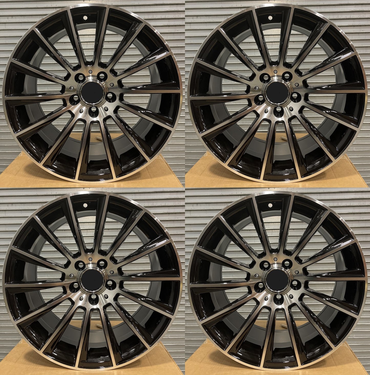 19" Wheels Rims MB813 for MERCEDES BENZ A C E S CL SL GLA GLB GL GLE GLS ML R SLK CLK CLS (BMF)