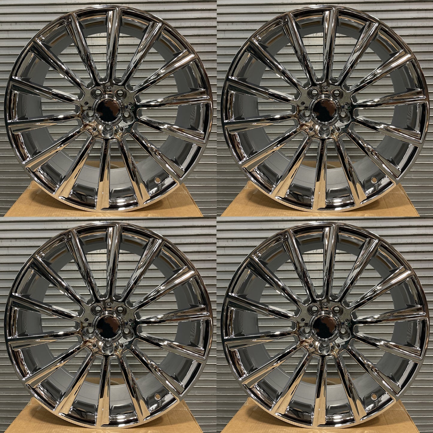 22" CHROME Wheels Rims MB813 for MERCEDES BENZ AMG E300 E350 E400 E550 S500 S550 S560 S580 S600 S650