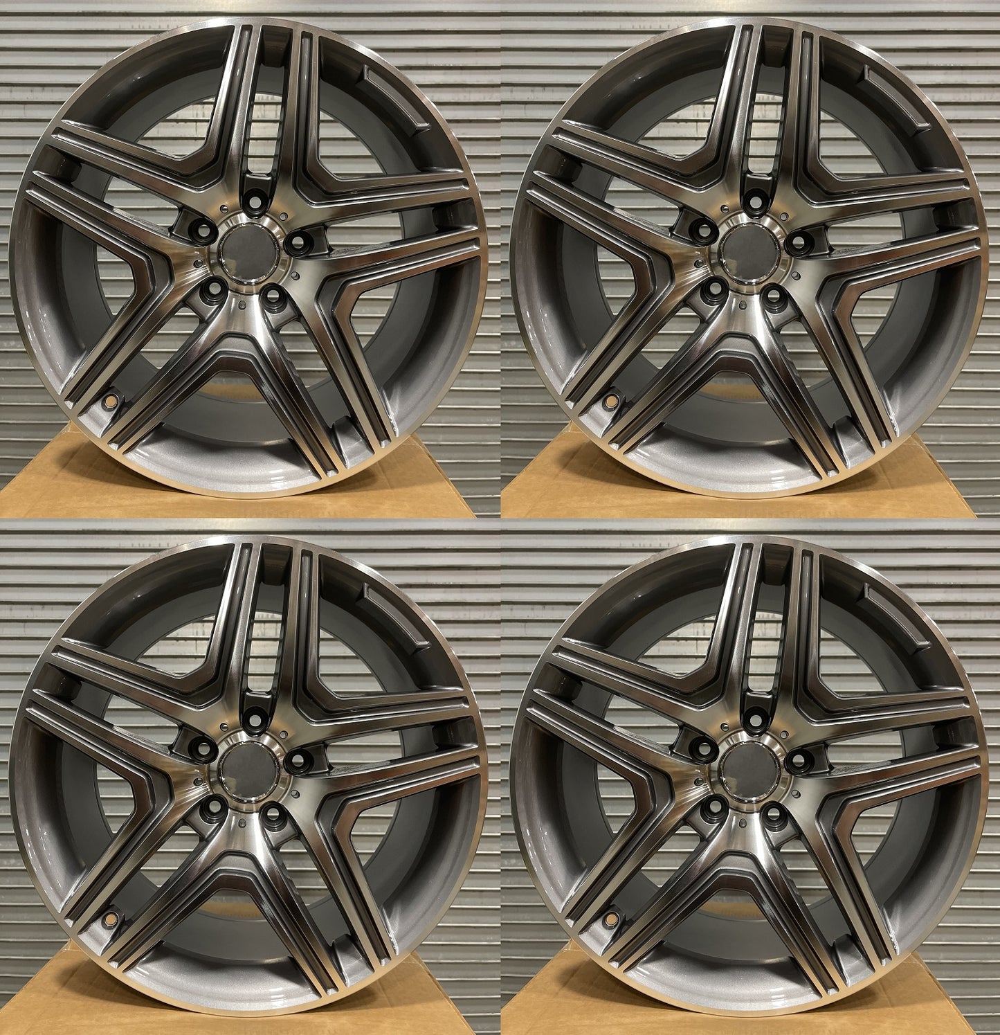 22" Wheels Rims MB824 for MERCEDES BENZ GL350 GL400 GL450 GL500 GL550 GL63 GLS450 GLS580