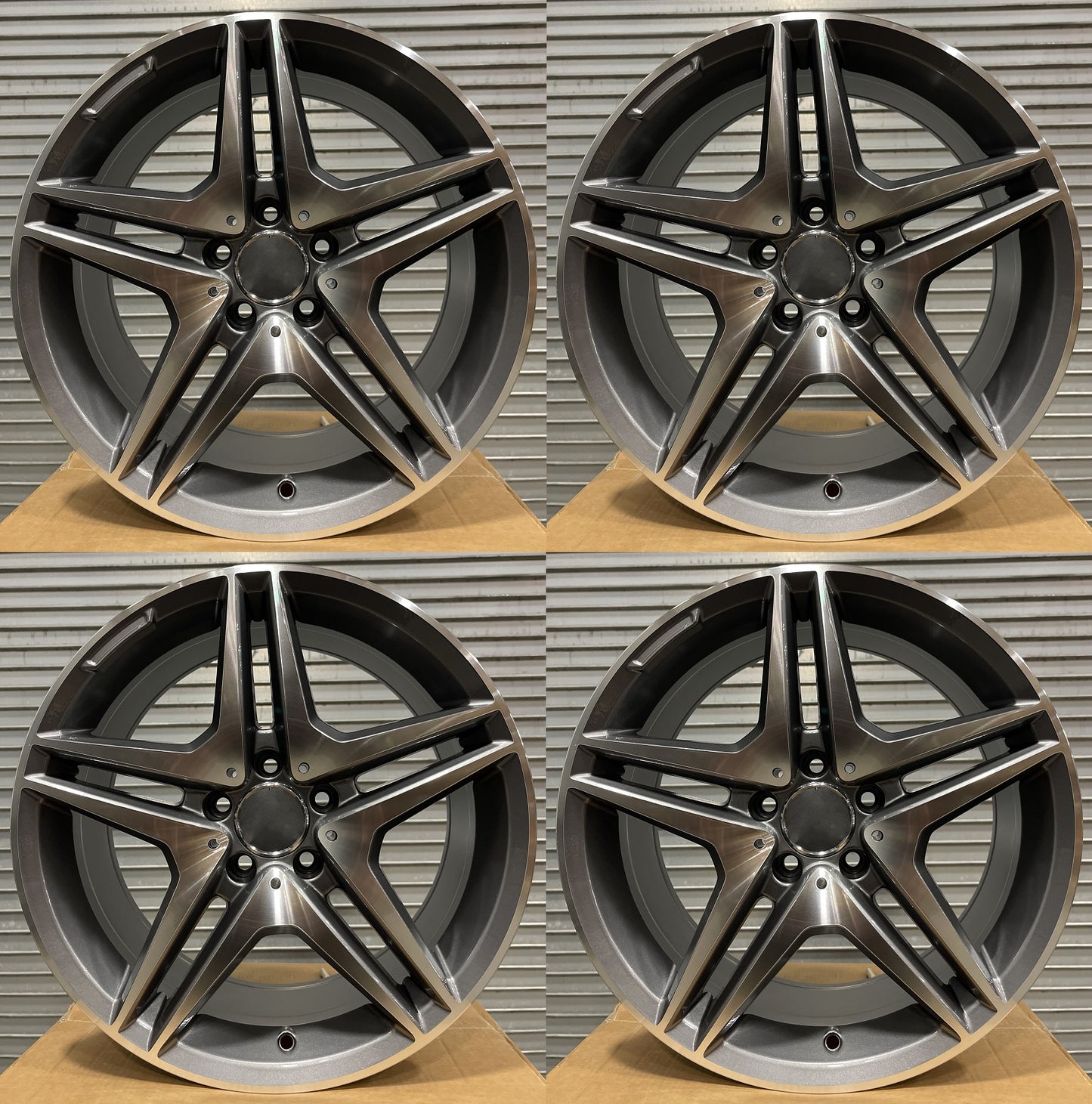 19" Wheels Rims MB828 for MERCEDES BENZ A C E S CL SL GLA GLB GL GLE GLS ML R SLK CLK CLS (GMF)