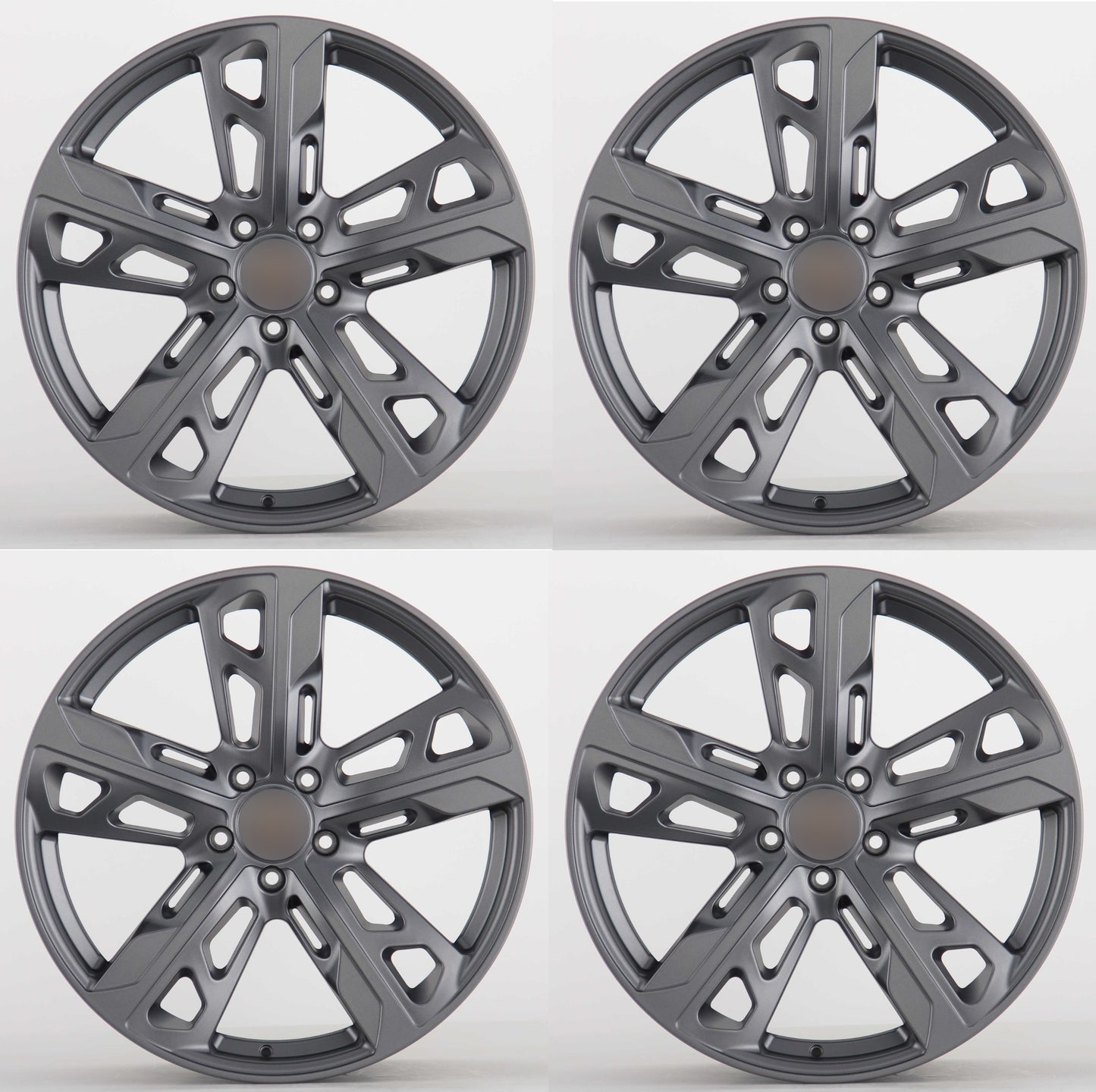 22" Wheels Gunmetal Rims P865 for PORSCHE PANAMERA CARRERA TAYCAN S 4 4S Turbo GTS 5x130