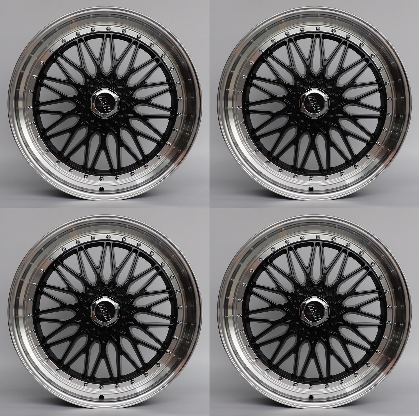22" Wheels Rims W885-BML for MERCEDES BENZ BMW HONDA ACURA LEXUS TOYOTA NISSAN INFINITI TESLA BBS RS STYLE 5x113 / 5x120