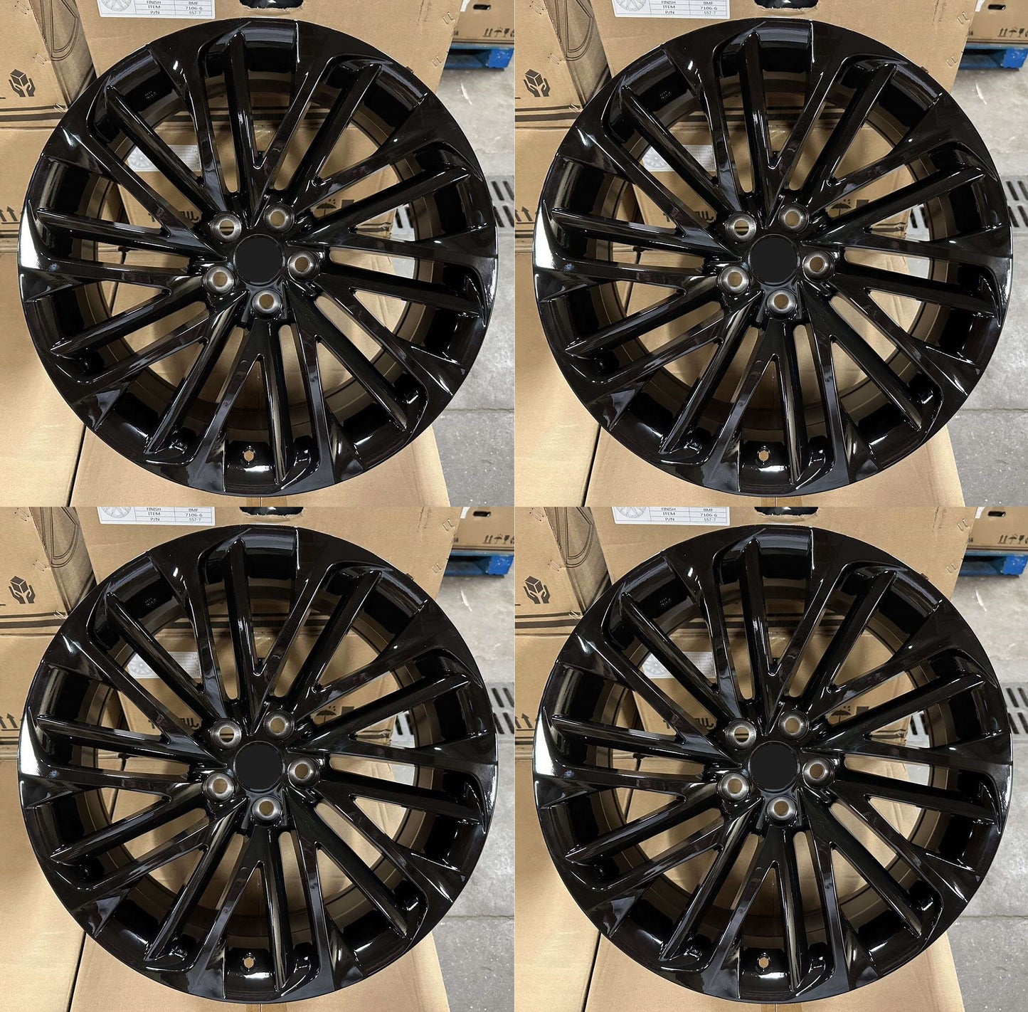 20" Wheels Rims L203 for LEXUS TOYOTA HONDA ACURA NISSAN INFINITI 5x114.3 73.1 (GB)